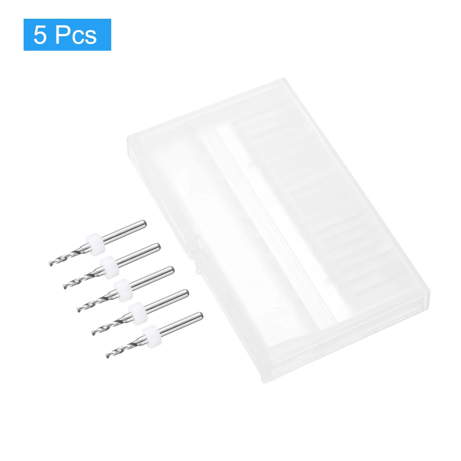 Uxcell 2.15mm Tungsten Carbide CNC Engraving Print Circuit Board PCB Drill Bits 5 Pcs - Image 3