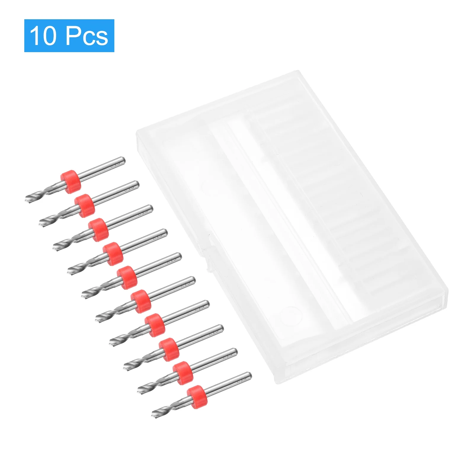 Uxcell 2.85mm Tungsten Carbide CNC Engraving Print Circuit Board PCB Drill Bits 10 Pcs - Image 3