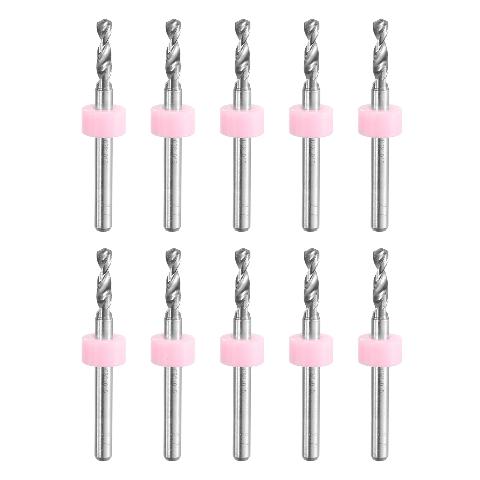 Uxcell 2.7mm Tungsten Carbide CNC Engraving Print Circuit Board PCB Drill Bits 10 Pcs