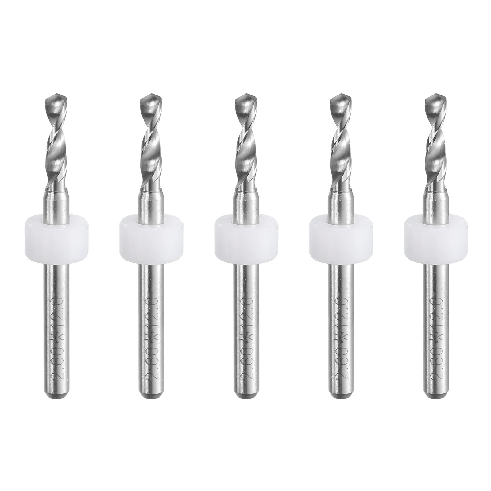 Uxcell 2.6mm Tungsten Carbide CNC Engraving Print Circuit Board PCB Drill Bits 5 Pcs