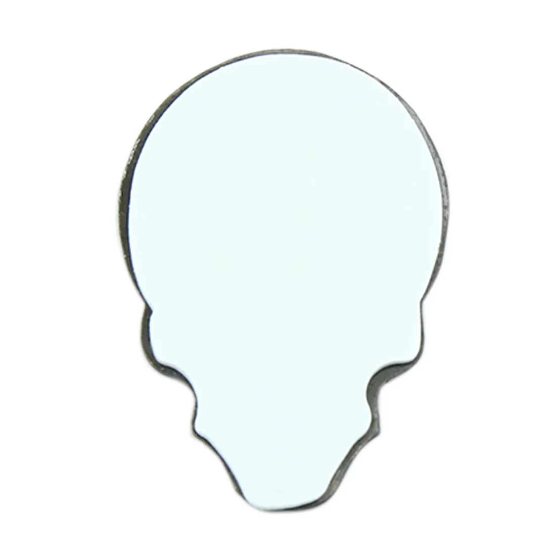 50x34x6mm Bronze Tone Skull Bone Pattern Self Adhesive Decorative 3D Sticker for Car - Image 4