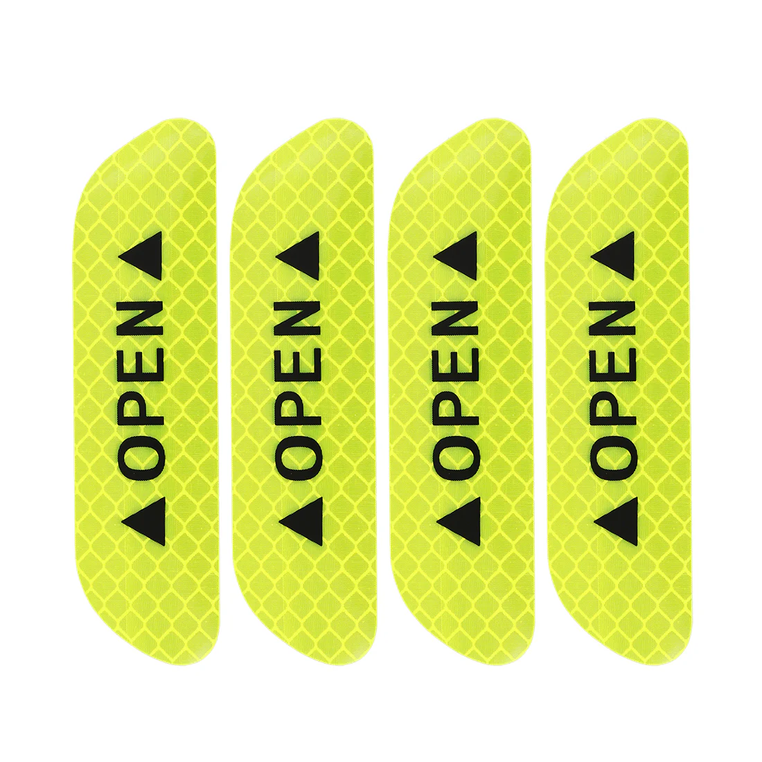 12pcs Reflector Car Door Open Sign Reflective Stickers Tape 9.5 x 2.5cm - Image 4