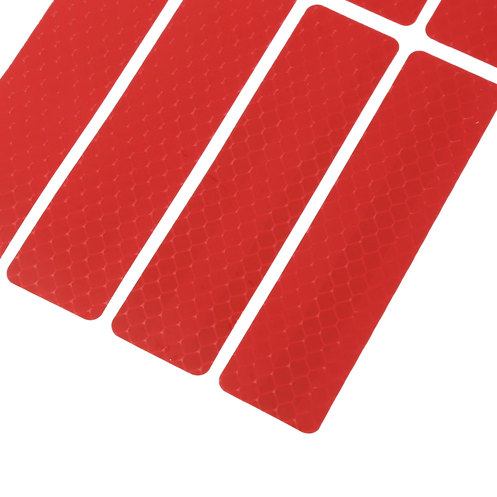 42pcs Red Reflective Safety Warning Strip Tape for Car Bumper - Image 7