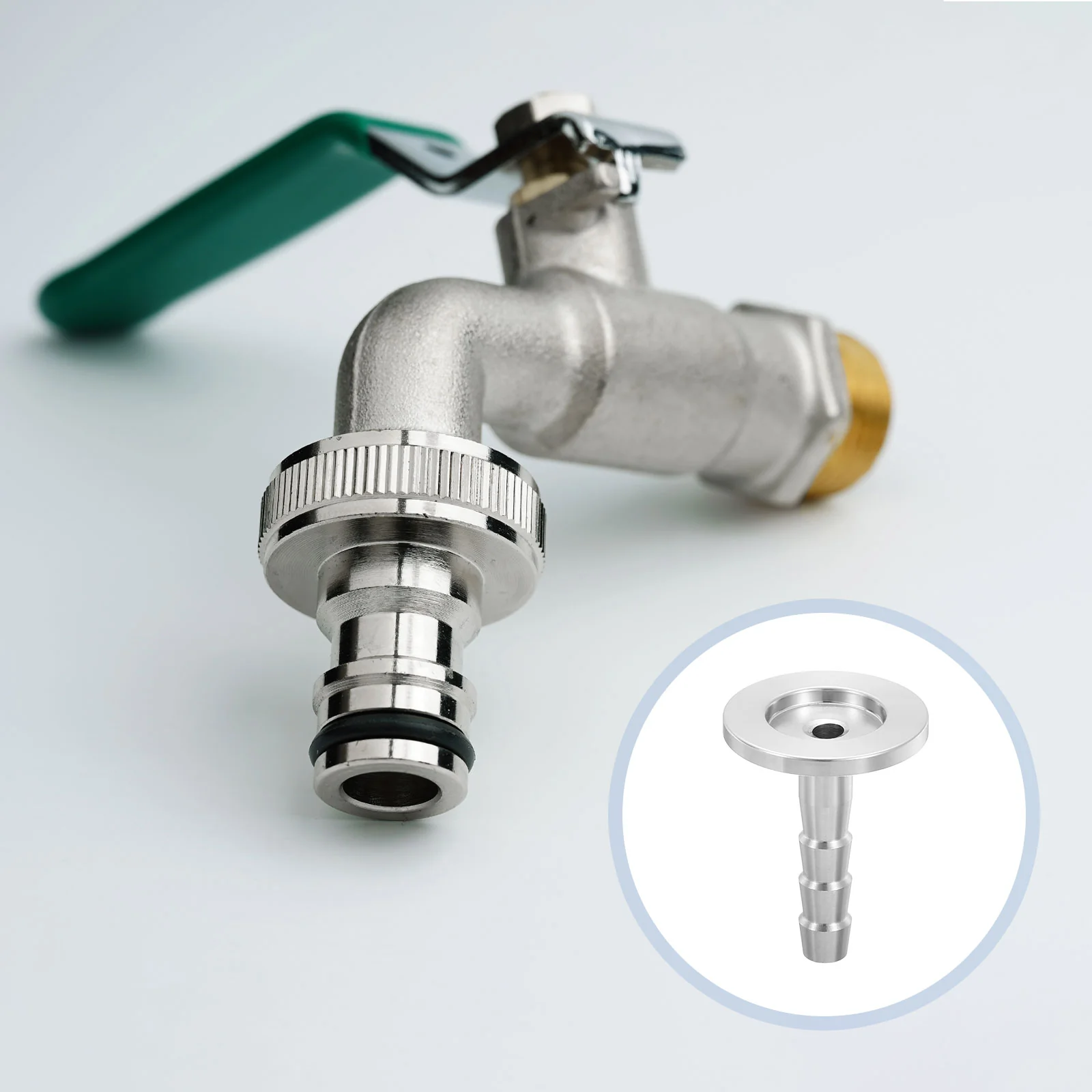 Uxcell 2Pcs 5/8" x 5/16" Hose Barbed Adapter, 304 Stainless Steel Hose Pipe Fitting Sanitary Adapter for Vacuum Systems, Industrial Pipe Connections, Silver - Image 6