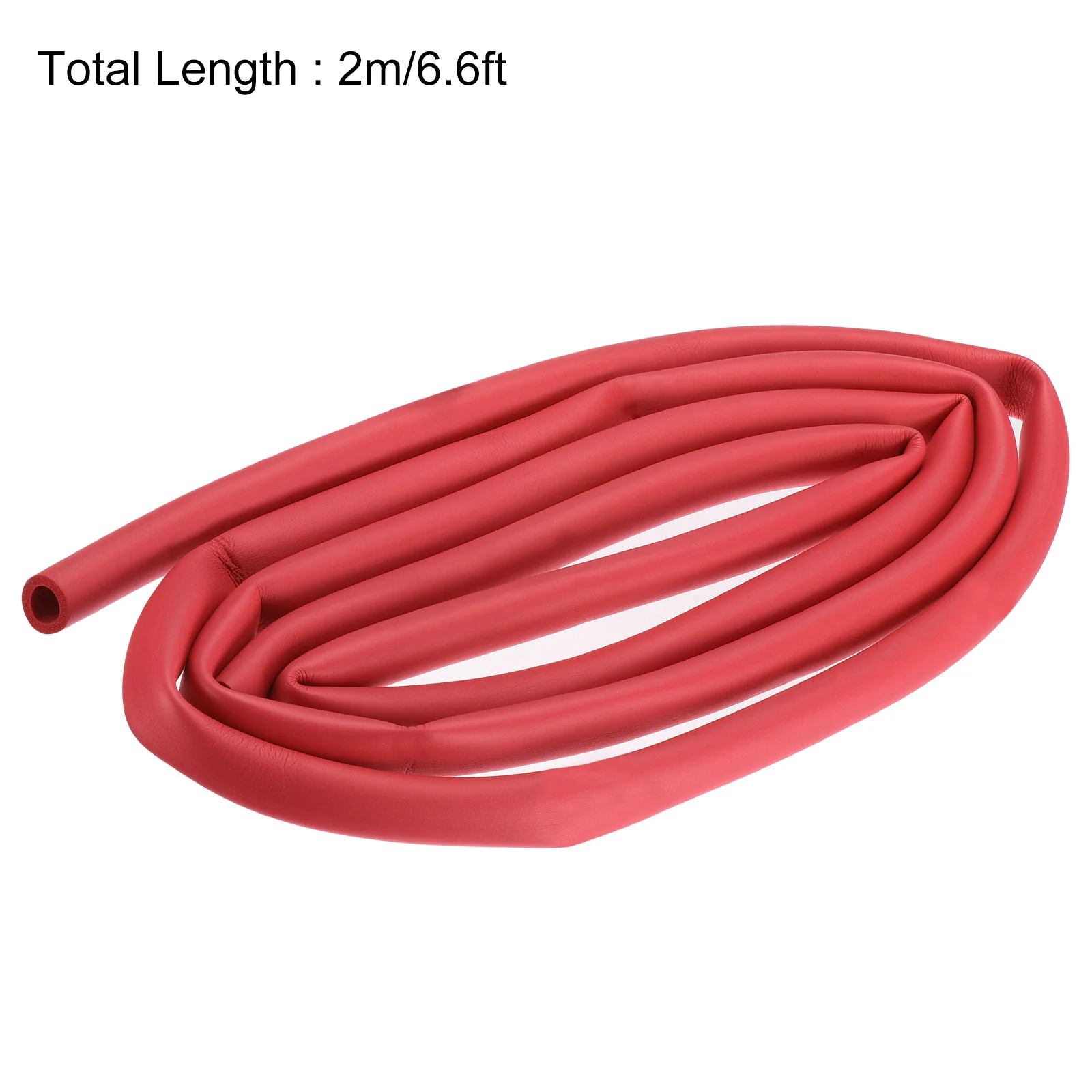Uxcell Foam Tubing for Handle Grip Support, Pipe Insulation, 14mm ID 22mm OD 2m Red - Image 2