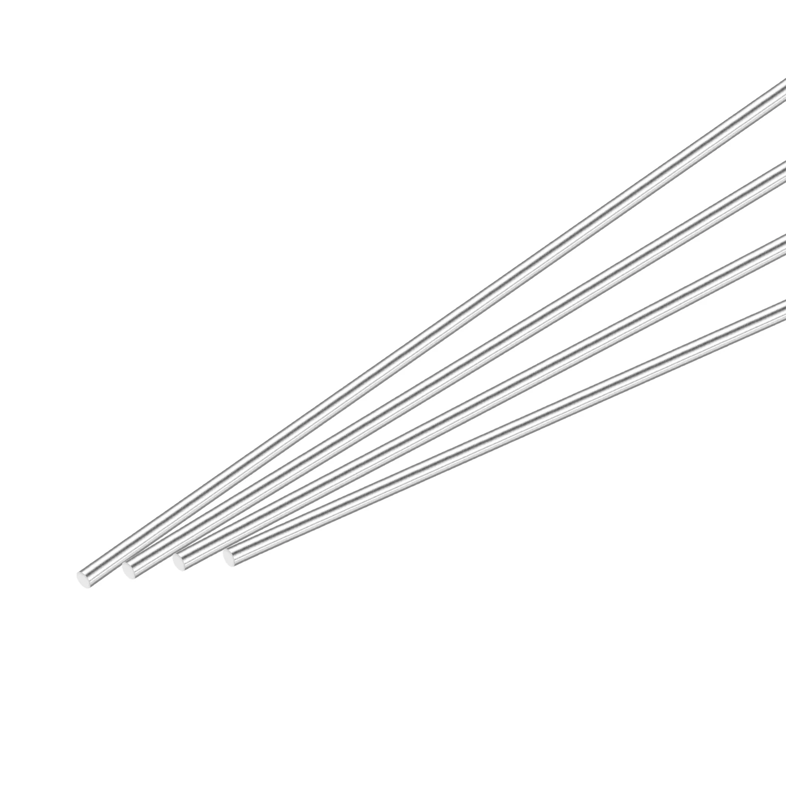 3/16 Inch x 13.8 Inch 304 Stainless Steel Solid Round Rods Metal Lathe Bar Stock for DIY Craft 4 Pcs
