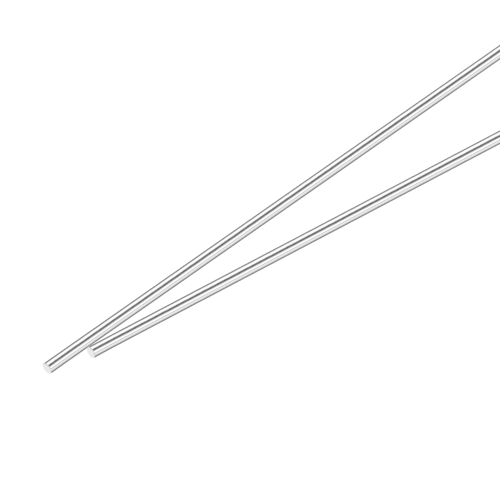 3/16 Inch x 12 Inch 304 Stainless Steel Solid Round Rods Metal Lathe Bar Stock for DIY Craft 2 Pcs