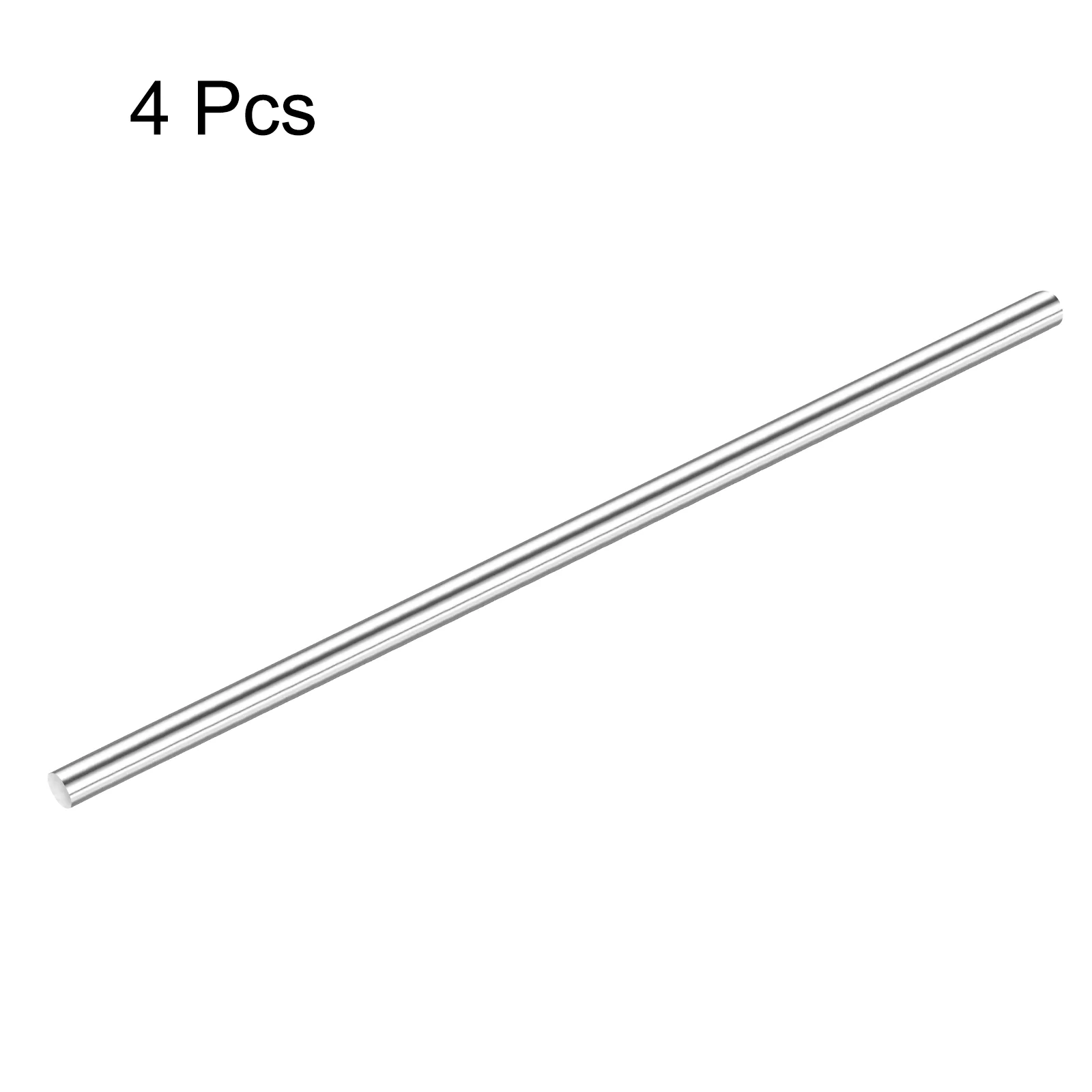 3/8 Inch x 9.8 Inch 304 Stainless Steel Solid Round Rods Metal Lathe Bar Stock for DIY Craft 4 Pcs - Image 3