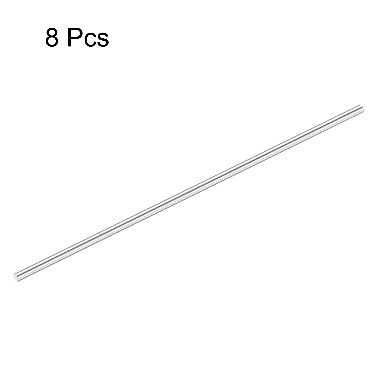 1/4 Inch x 12 Inch 304 Stainless Steel Solid Round Rods Metal Lathe Bar Stock for DIY Craft 8 Pcs - Image 3