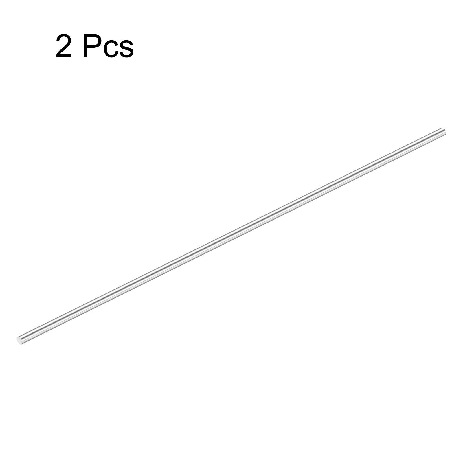 1/4 Inch x 14 Inch 304 Stainless Steel Solid Round Rods Metal Lathe Bar Stock for DIY Craft 2 Pcs - Image 3