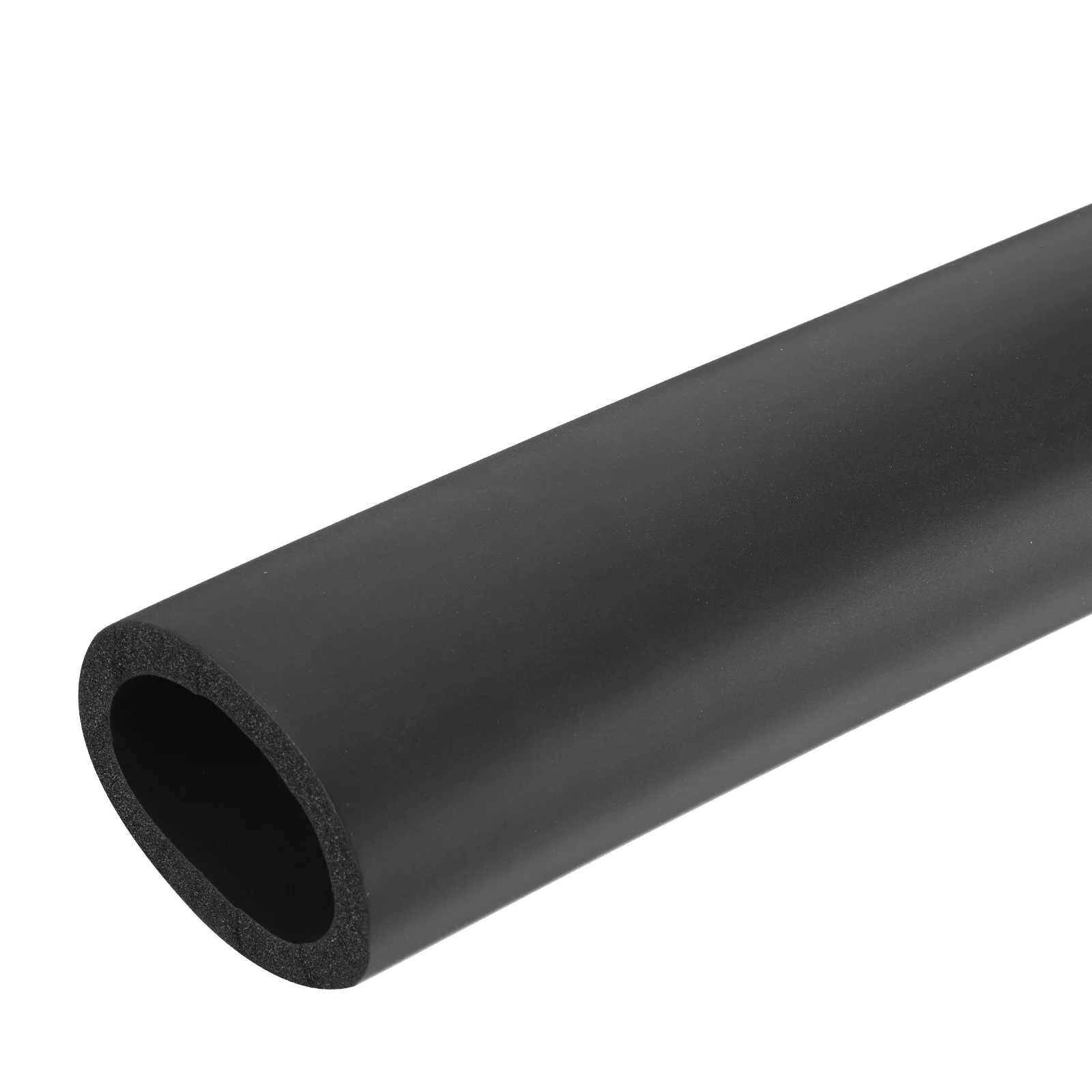 Uxcell Foam Tubing for Handle Grip Support,40mm ID 54mm OD 0.3 Meter/1ft Length Black