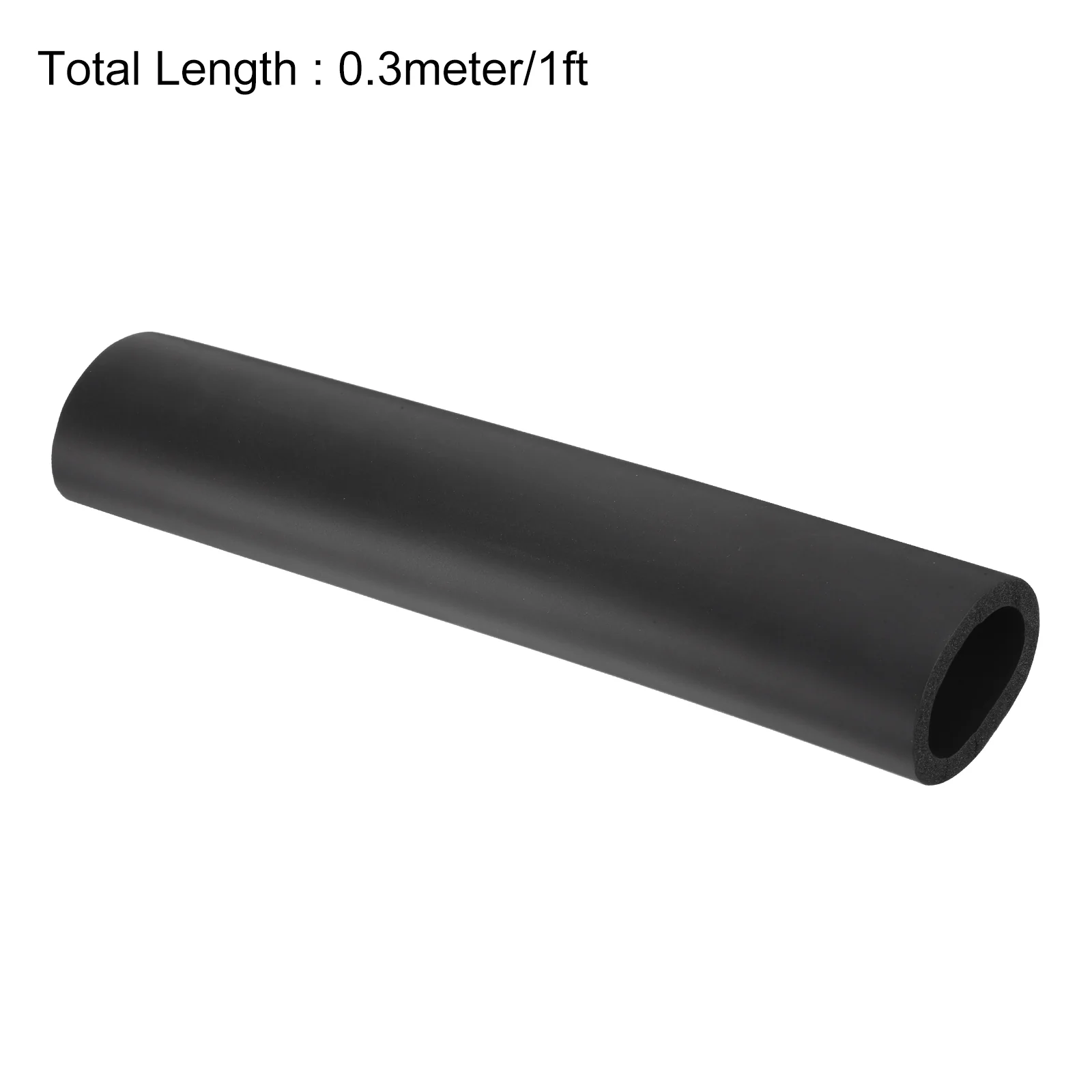 Uxcell Foam Tubing for Handle Grip Support,40mm ID 54mm OD 0.3 Meter/1ft Length Black - Image 2