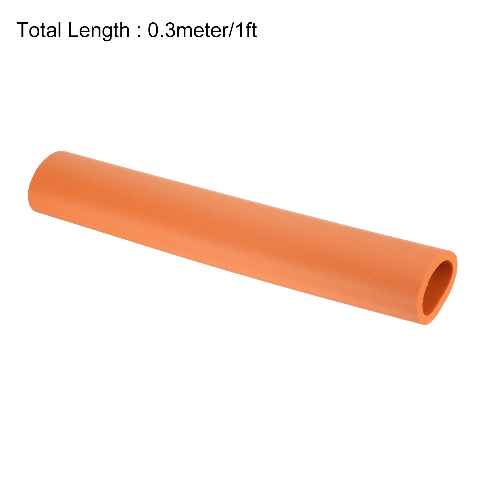 Uxcell Foam Tubing for Handle Grip Support,36mm ID 48mm OD 0.3 Meter/1ft Length Orange - Image 2
