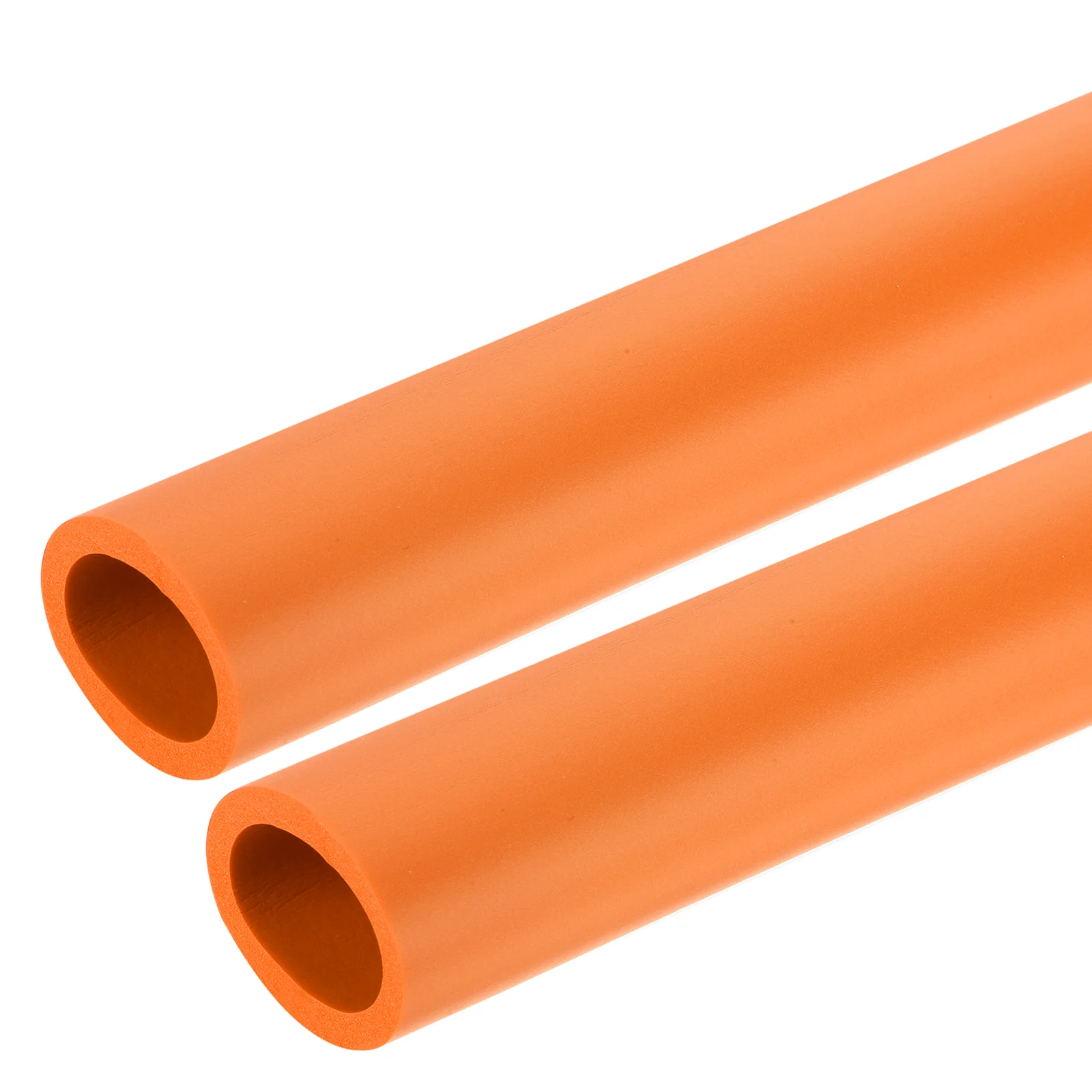 Uxcell 2pcs 0.3 Meter/1ft Pipe Insulation Tube 28mm ID 38mm OD Foam Tubing, Orange