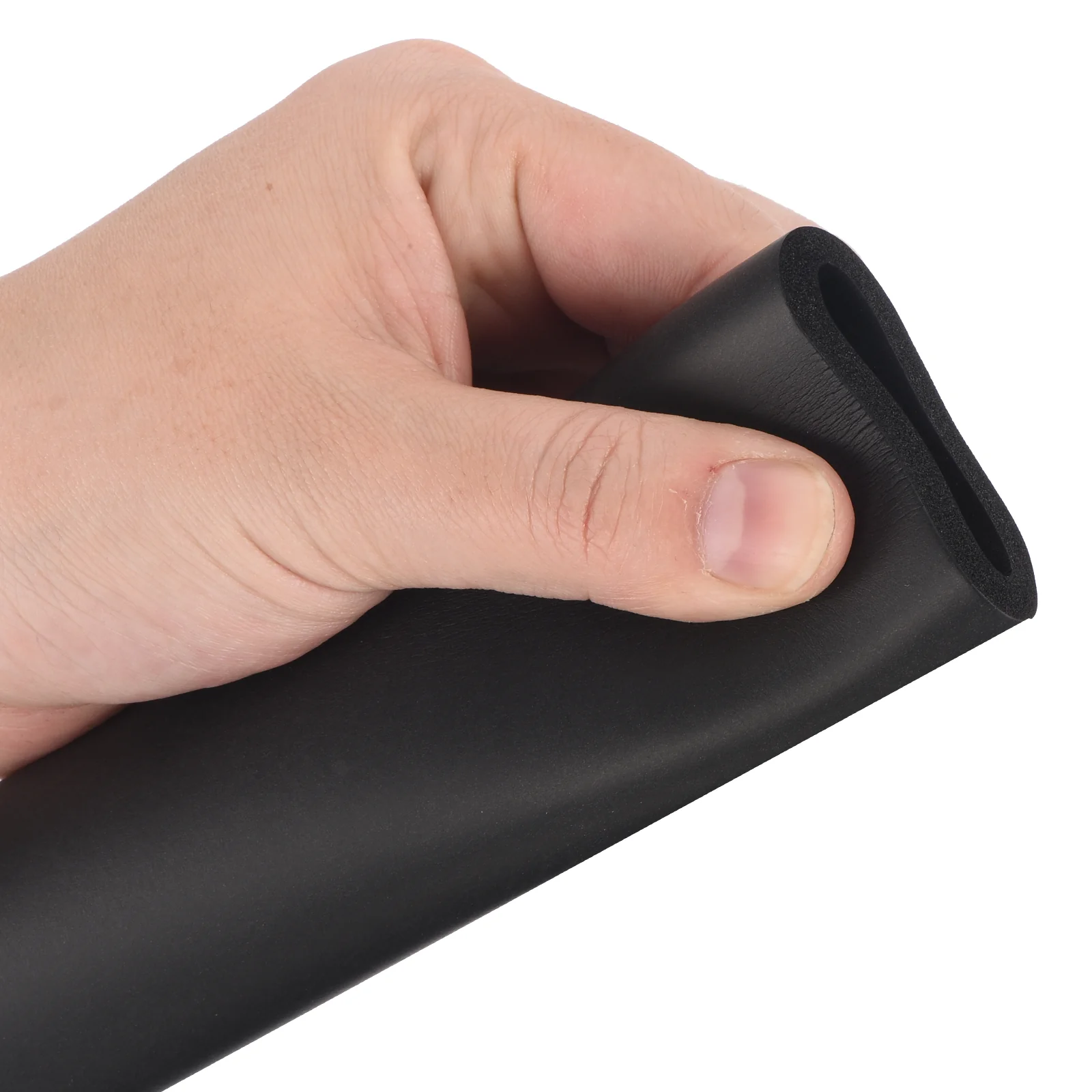Uxcell 2pcs 0.3 Meter/1ft Pipe Insulation Tube 45mm ID 59mm OD Foam Tubing, Black - Image 4