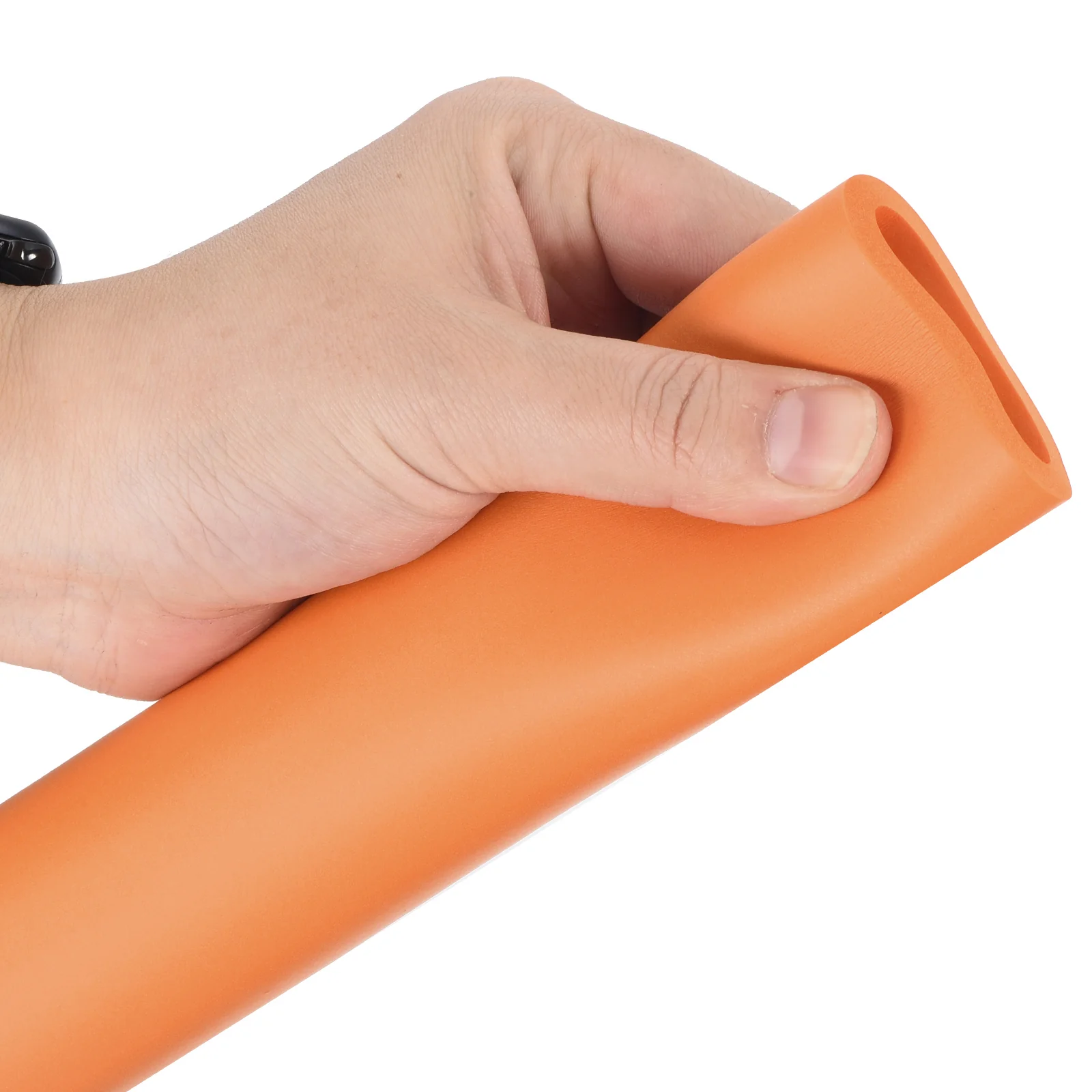 Uxcell 2pcs 0.3 Meter/1ft Pipe Insulation Tube 32mm ID 44mm OD Foam Tubing, Orange - Image 4