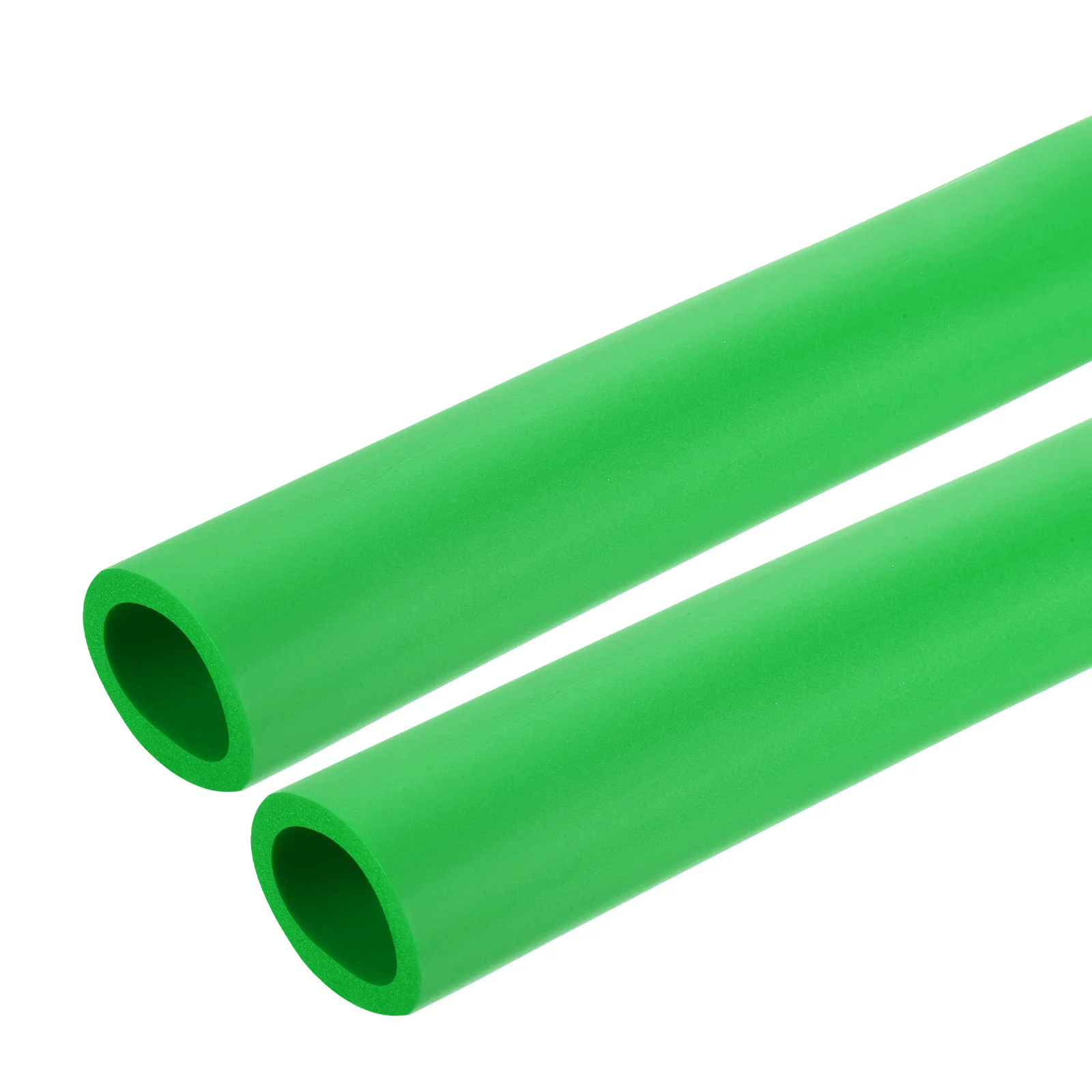Uxcell 2pcs 0.3 Meter/1ft Pipe Insulation Tube 25mm ID 35mm OD Foam Tubing, Green