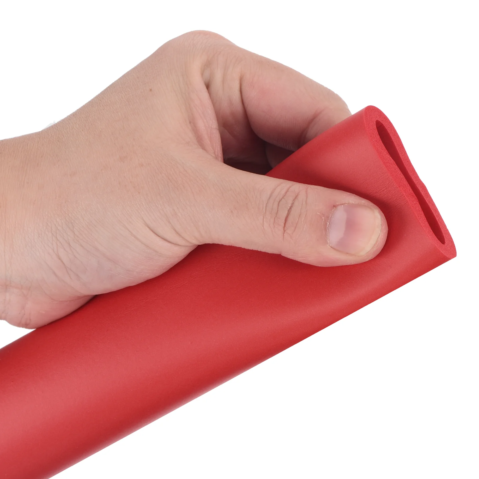 Uxcell 2pcs 0.3 Meter/1ft Pipe Insulation Tube 22mm ID 32mm OD Foam Tubing, Red - Image 4