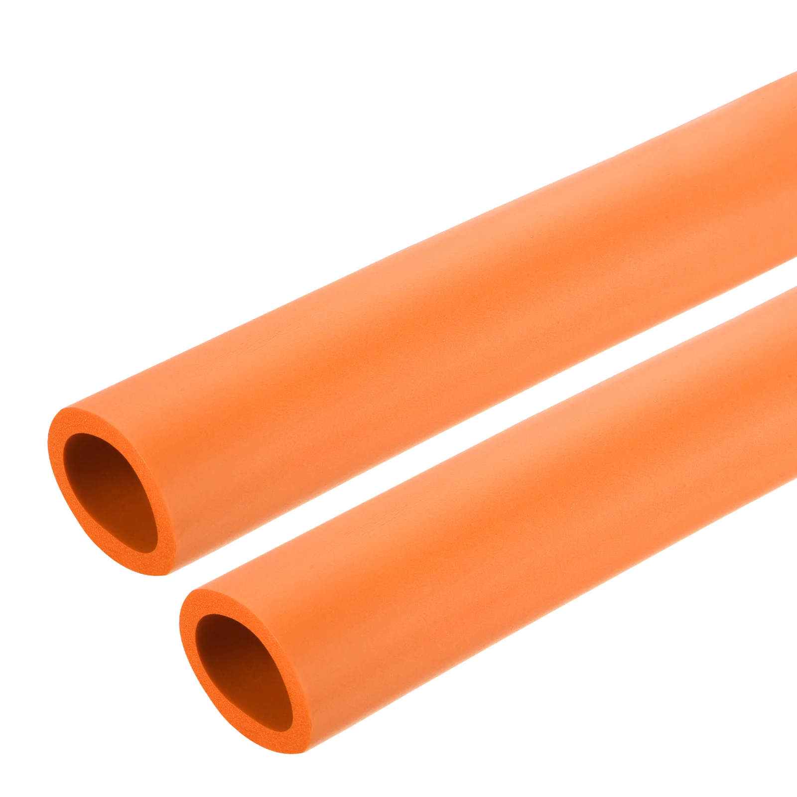 Uxcell 2pcs 0.3 Meter/1ft Pipe Insulation Tube 25mm ID 35mm OD Foam Tubing, Orange