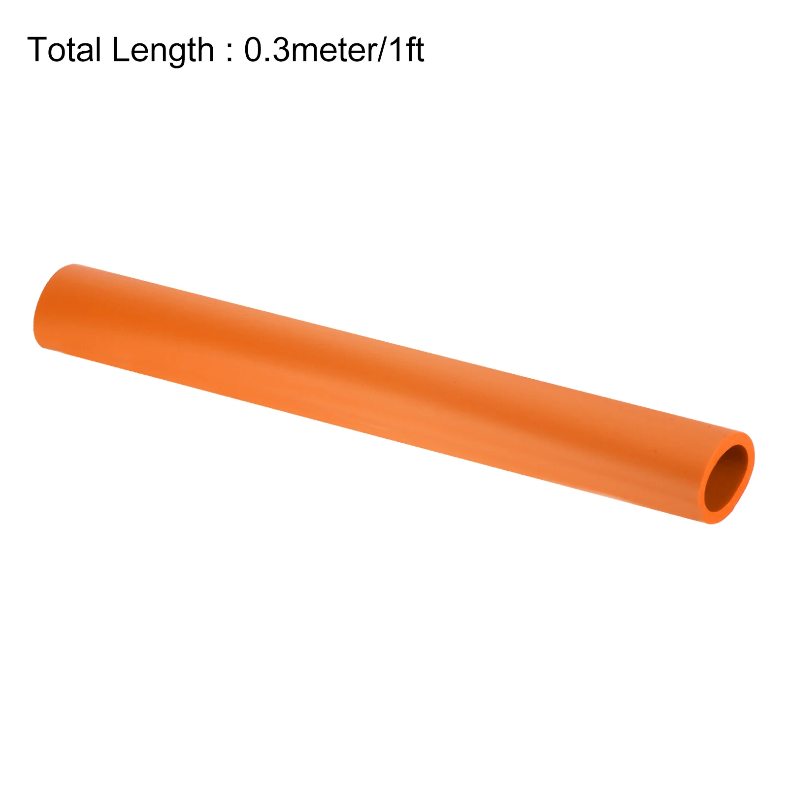 Uxcell Foam Tubing for Handle Grip Support,28mm ID 38mm OD 0.3 Meter/1ft Length Orange - Image 2