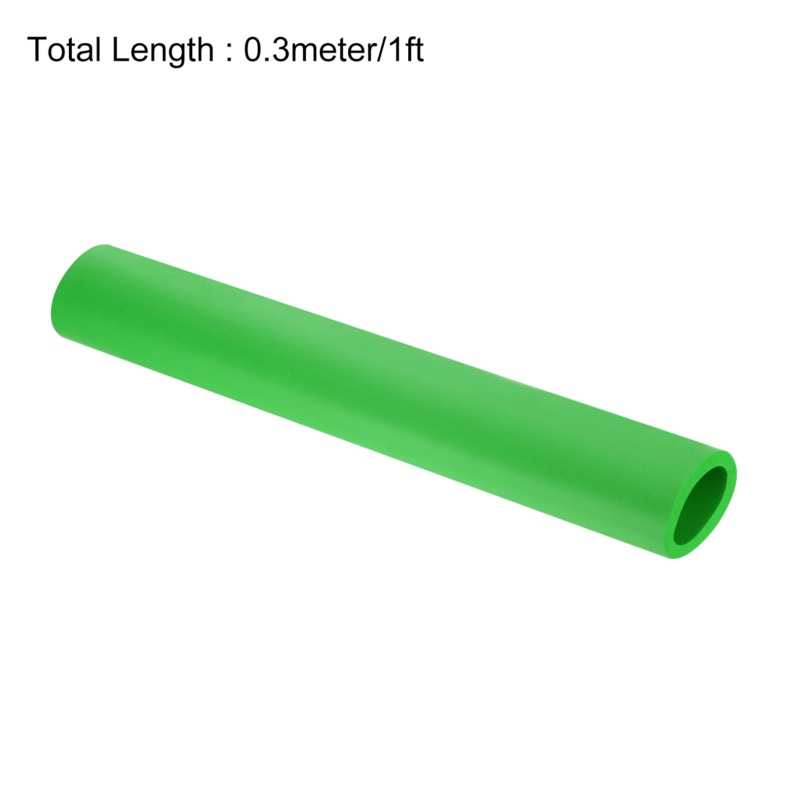 Uxcell Foam Tubing for Handle Grip Support,32mm ID 44mm OD 0.3 Meter/1ft Length Green - Image 2