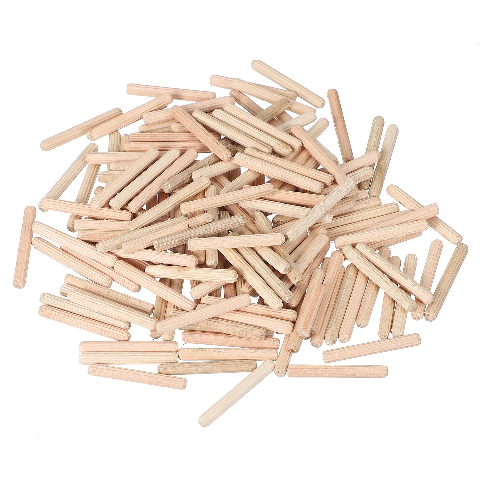 Wooden Dowel Pins 3/16" x 1-9/16" (5mm x 40mm) Straight Dowel Rods Count 200