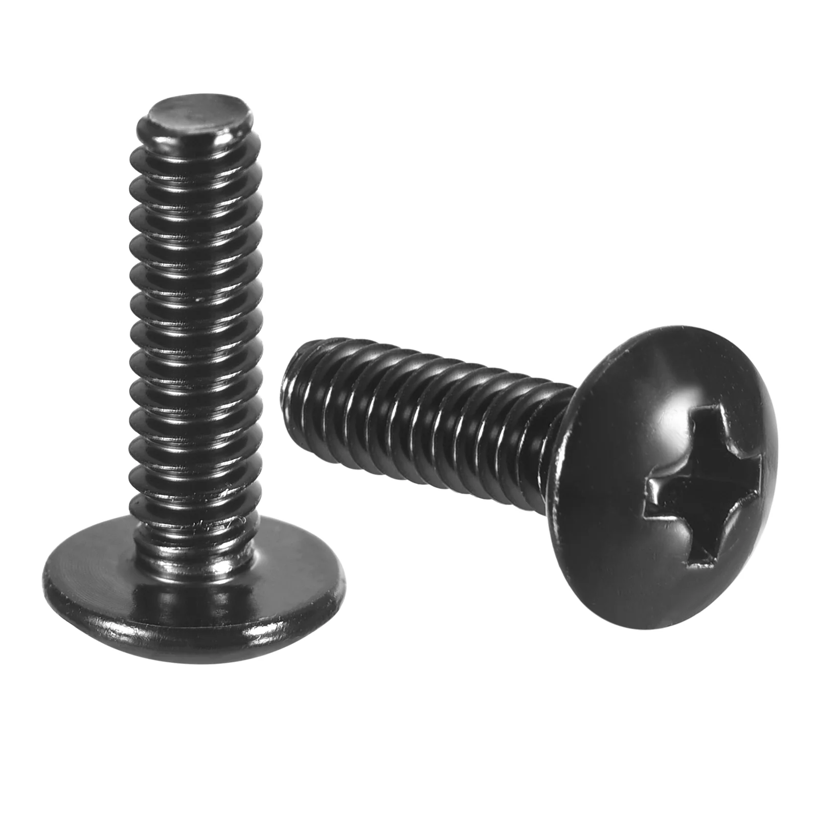 Uxcell #8-32 x 1/2" Truss Head Phillips Machine Screws, 100 Pcs 304 Stainless Steel
