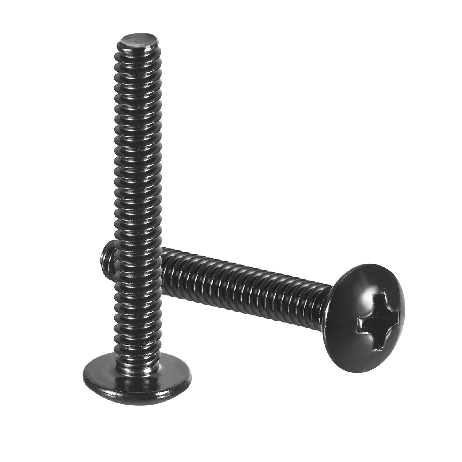 Uxcell #6-32 x 1-1/4" Truss Head Phillips Machine Screws, 50 Pcs 304 Stainless Steel