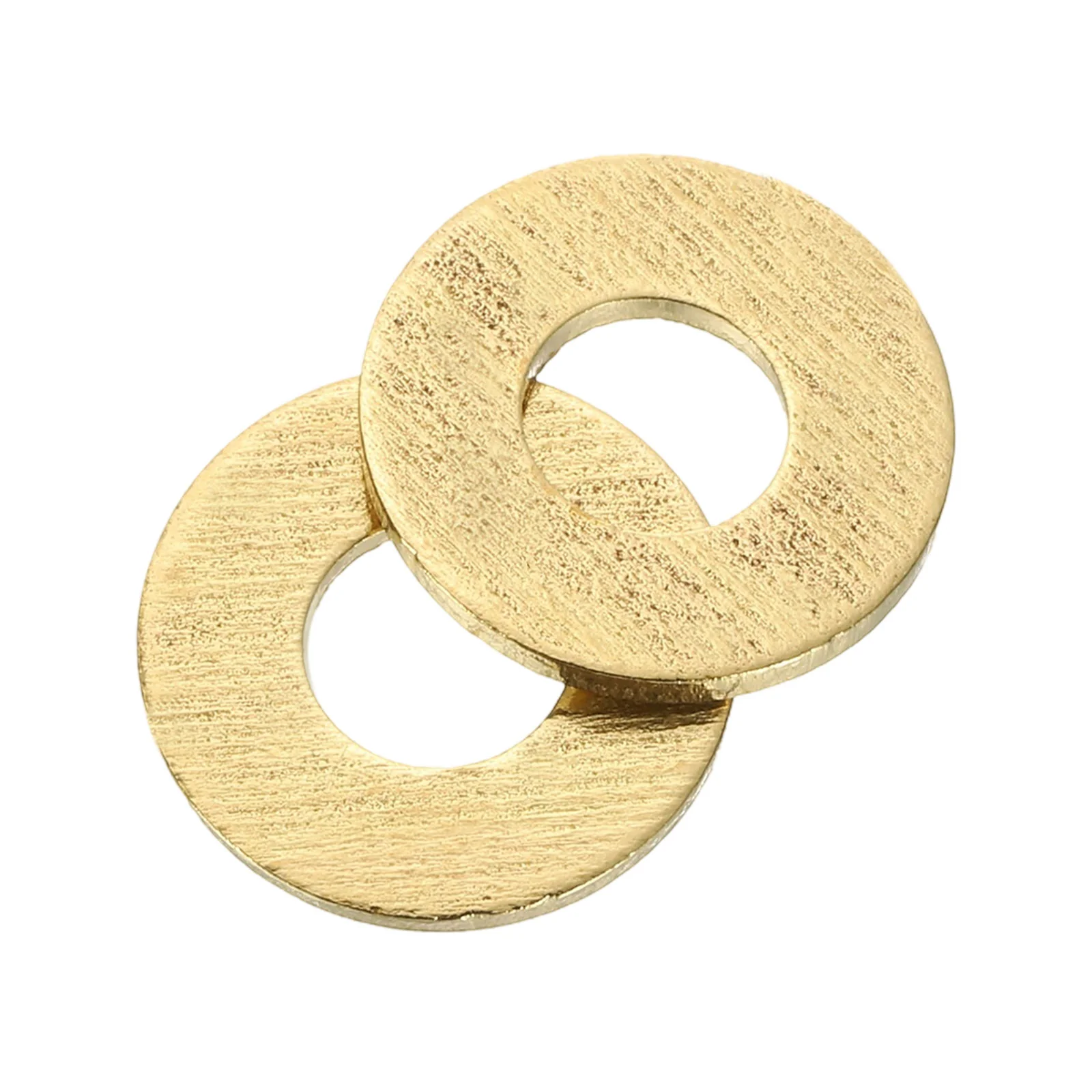 Uxcell M5 Flat Washer, 80Pcs Brass Ring Washers 12mm OD 0.8mm Thick Sealing Gasket Ring