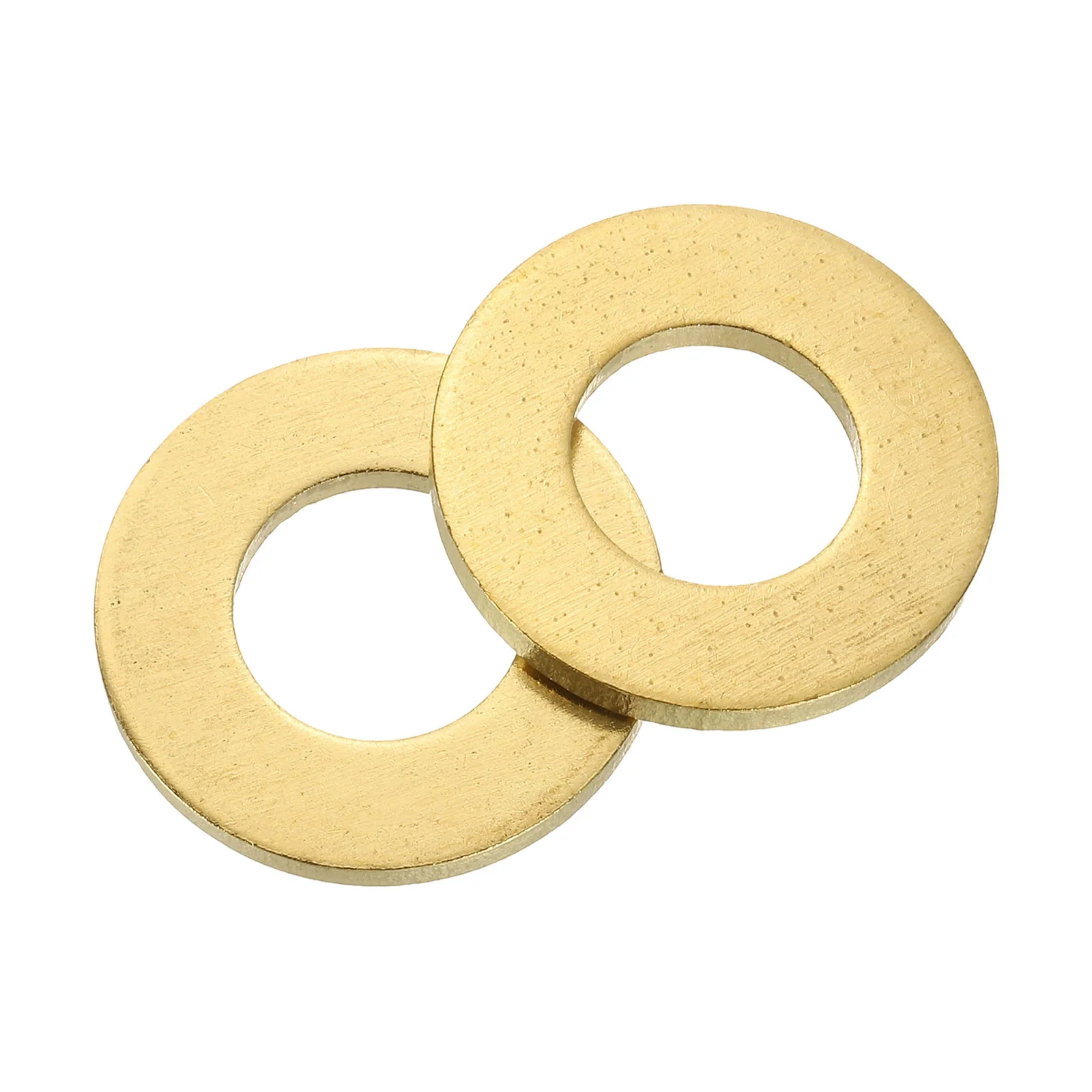 Uxcell M14 Flat Washer, 8Pcs Brass Ring Washers 28mm OD 2.5mm Thick Sealing Gasket Ring