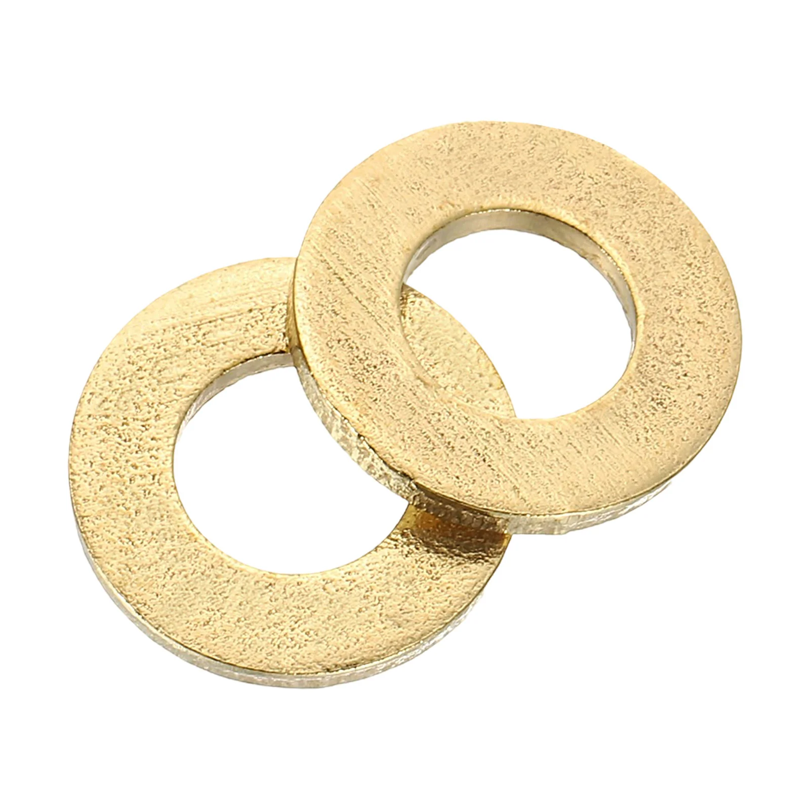 Uxcell M6 Flat Washer, 40Pcs Brass Ring Washers 12mm OD 1.5mm Thick Sealing Gasket Ring