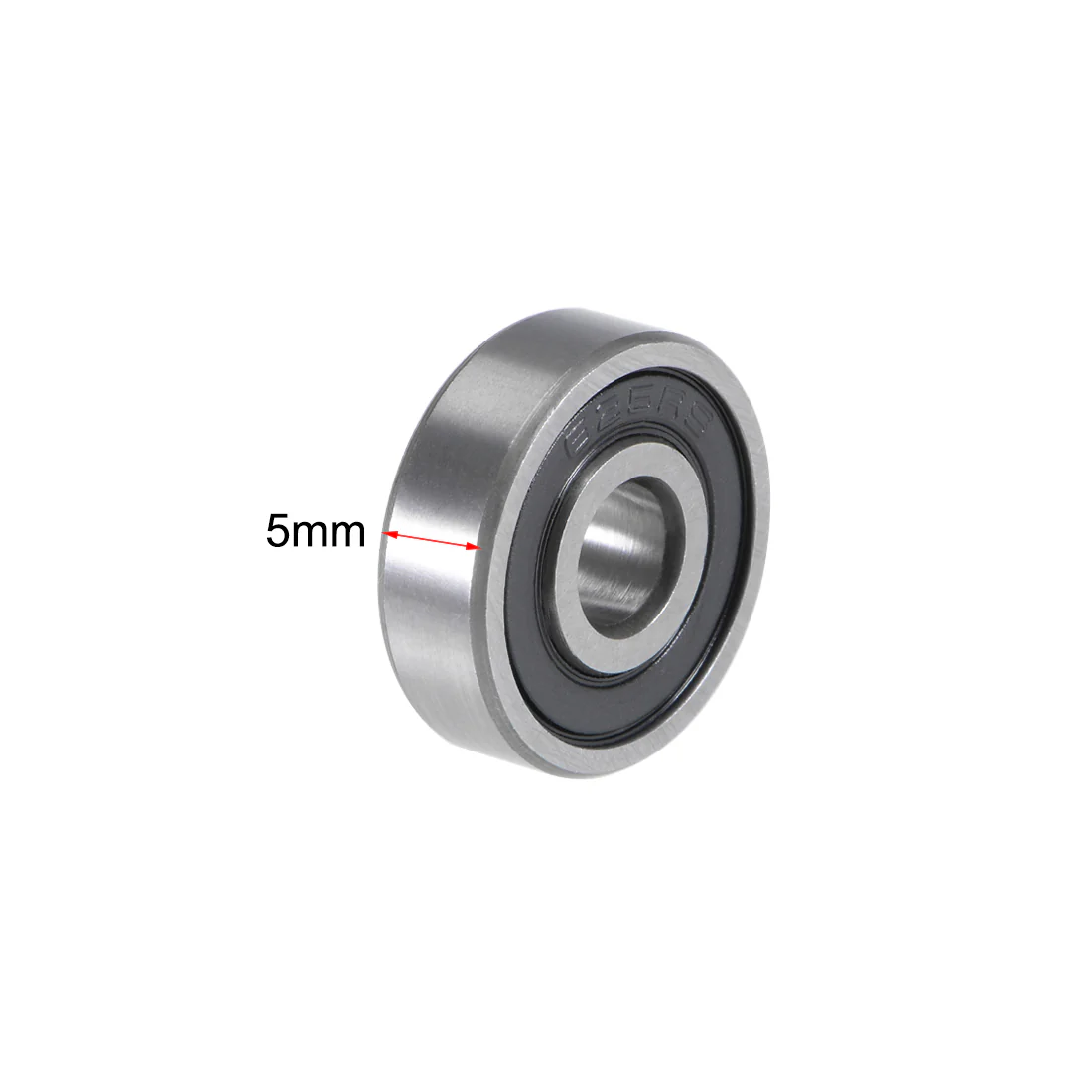 Uxcell 625-2RS Deep Groove Ball Bearings 5mm x 16mm x 5mm Double Sealed Chrome Steel P5(ABEC5) 10pcs - Image 3
