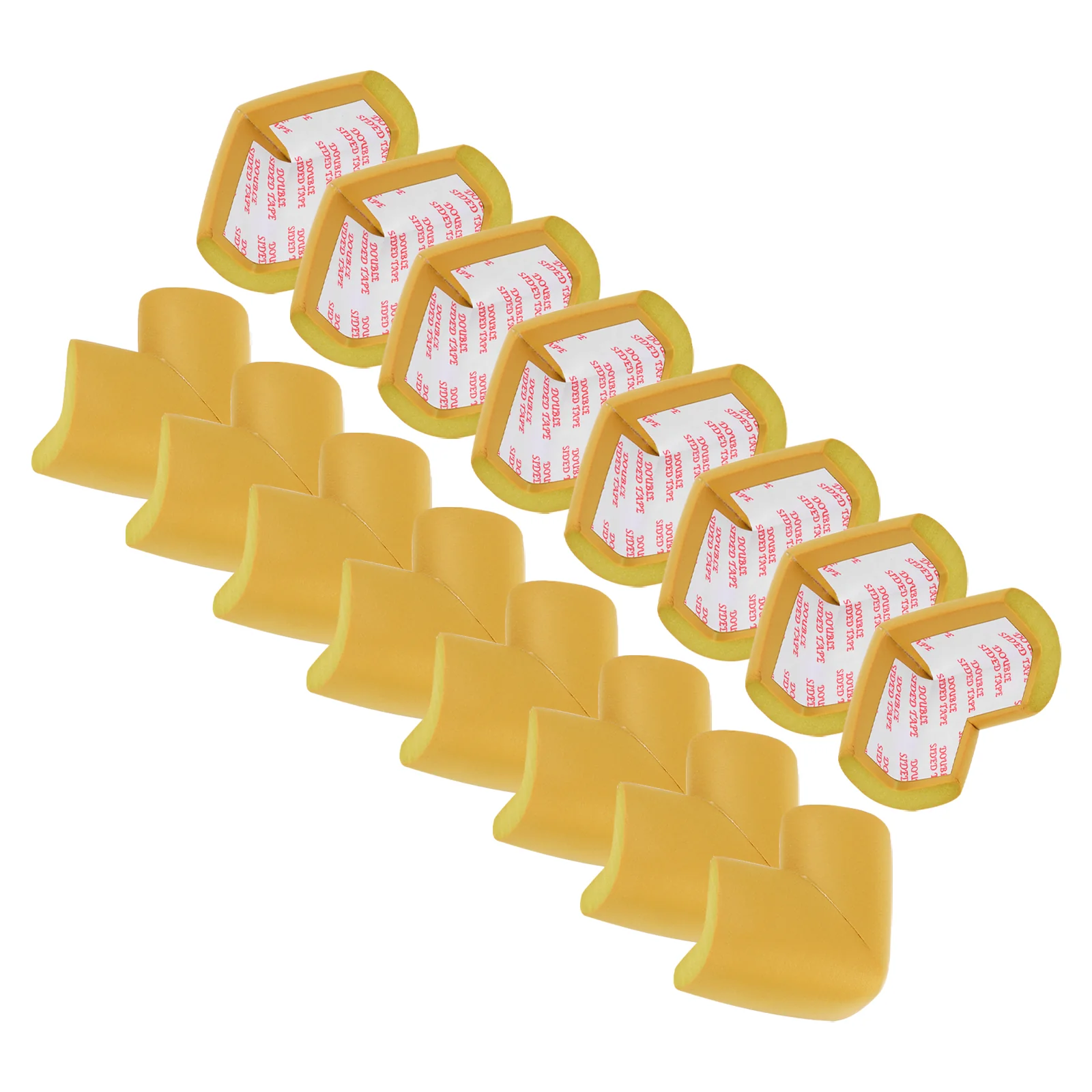 16 Pack Soft Corner Protector, Foam Furniture Proofing Corner, Brown
