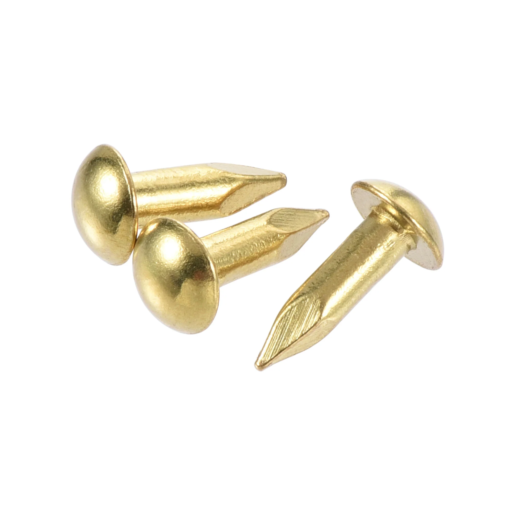 Uxcell Small Tiny Hardware Brass Nails 3mmx10mm(DxL) 60pcs - Image 5