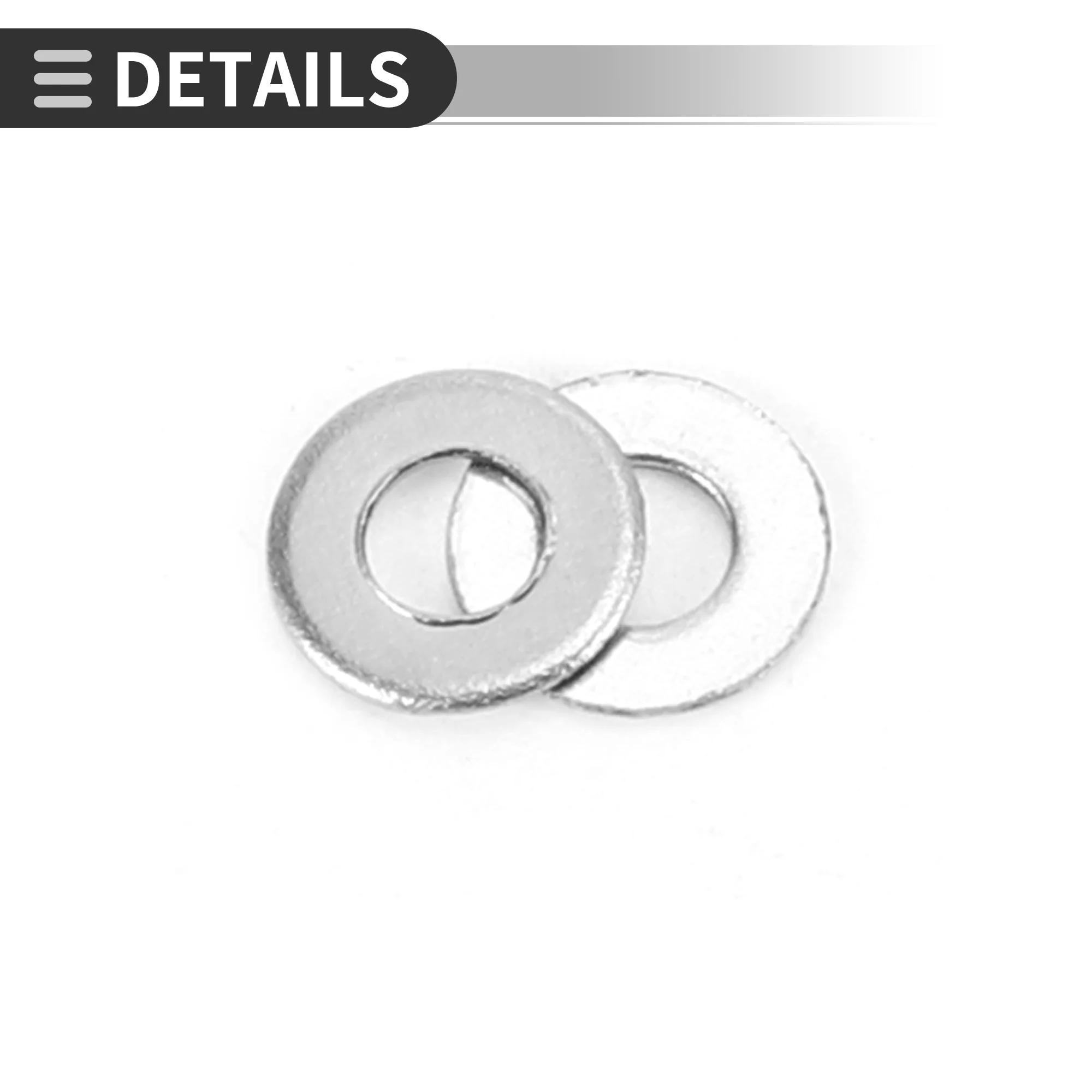 Universal Flat Washer 2.5mm ID 5mm OD 0.5mm Thickness Stainless Steel 20 Pcs - Image 6