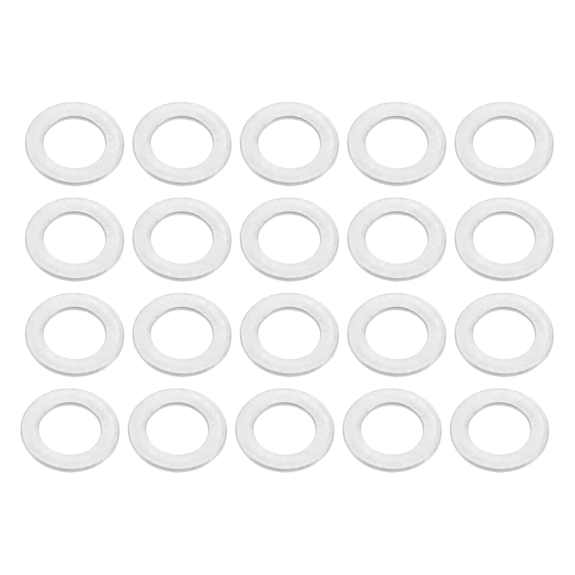 Universal Flat Washer 5mm ID 10mm OD 0.8mm Thickness Stainless Steel 20 Pcs