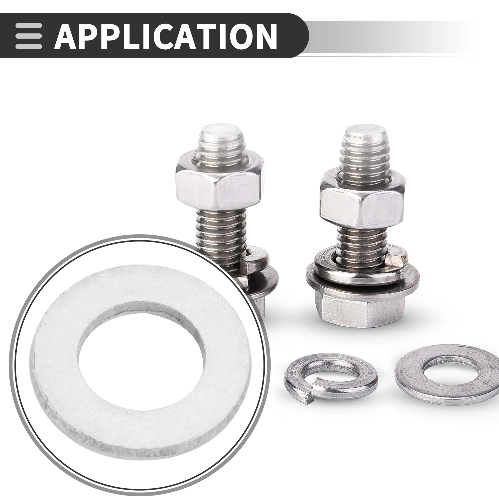 Universal Flat Washer 13mm ID 24mm OD 2.5mm Thickness Stainless Steel 20 Pcs - Image 3