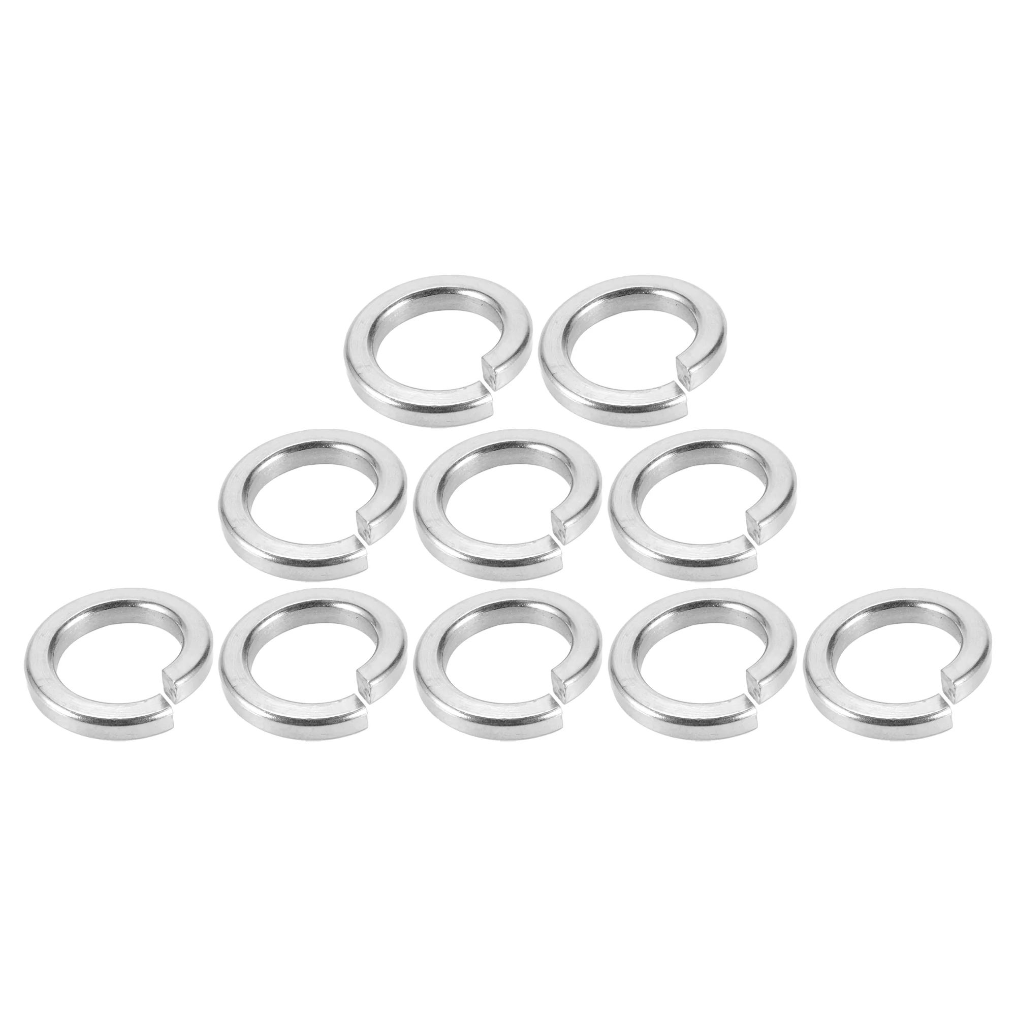 Spring Lock Washer for M12 Screws 12.5mm ID 15.9mm OD 3.5mm Thickness 10 Pcs