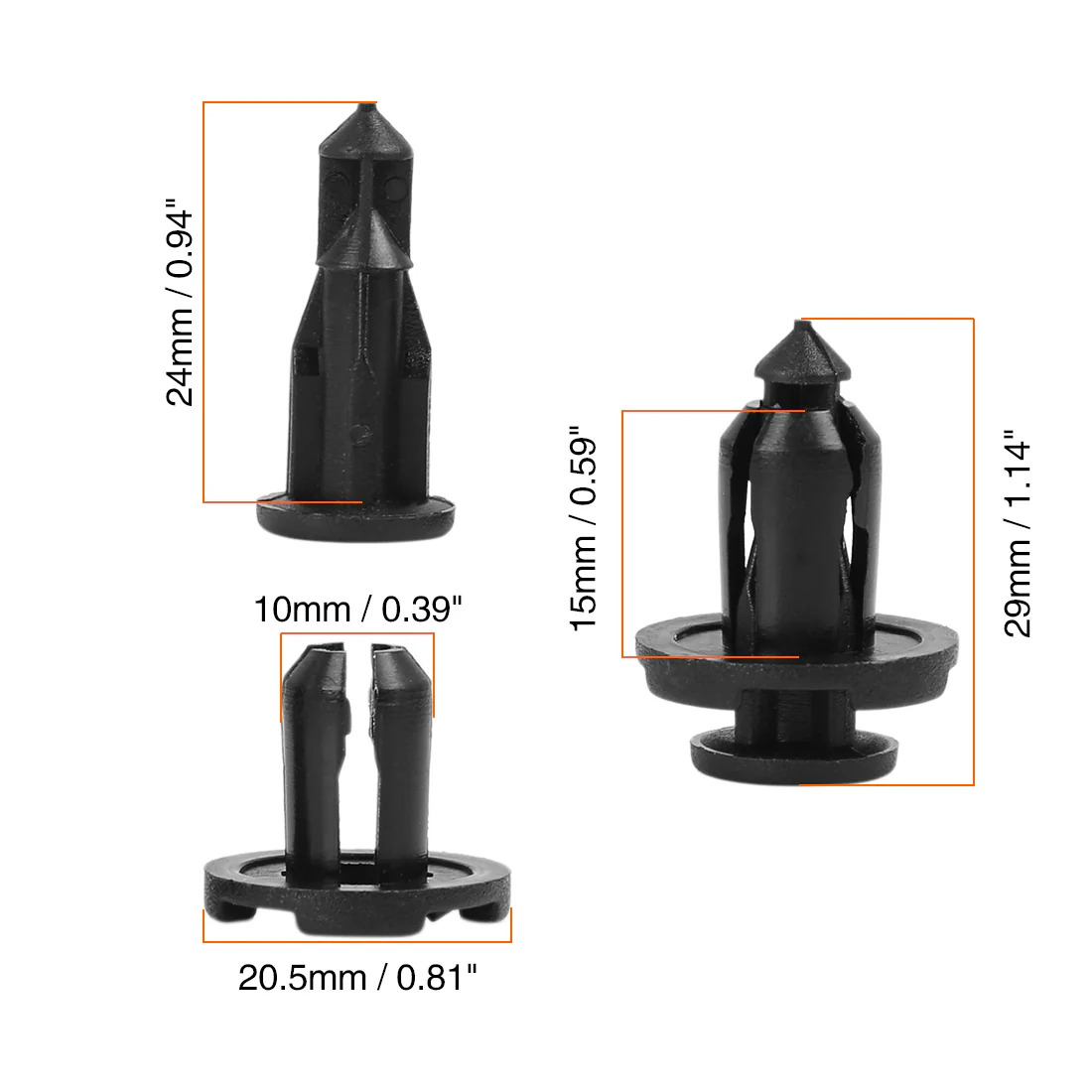 20pcs Bumper Engine Cover Fender Clip Push Type Retainer 909140007 for Baja Forester Impreza Legacy Outback Tribeca 2011-2000 - Image 4