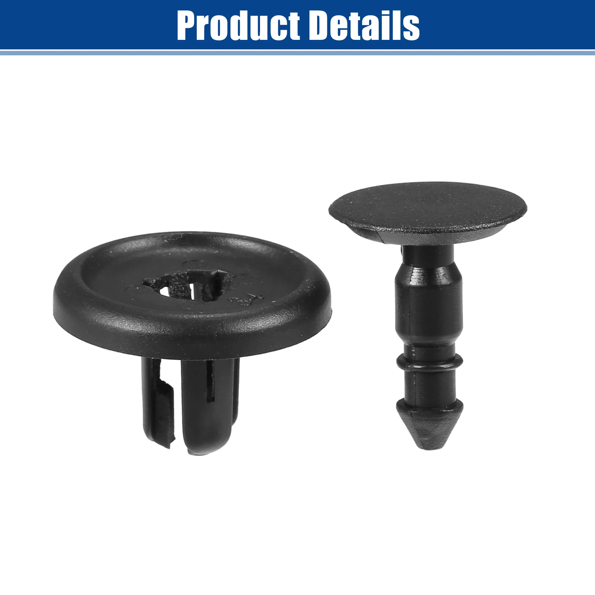 10 Pcs Front Fender Retainers Clips Push Type Rivets for Toyota No.9046707201 - Image 7