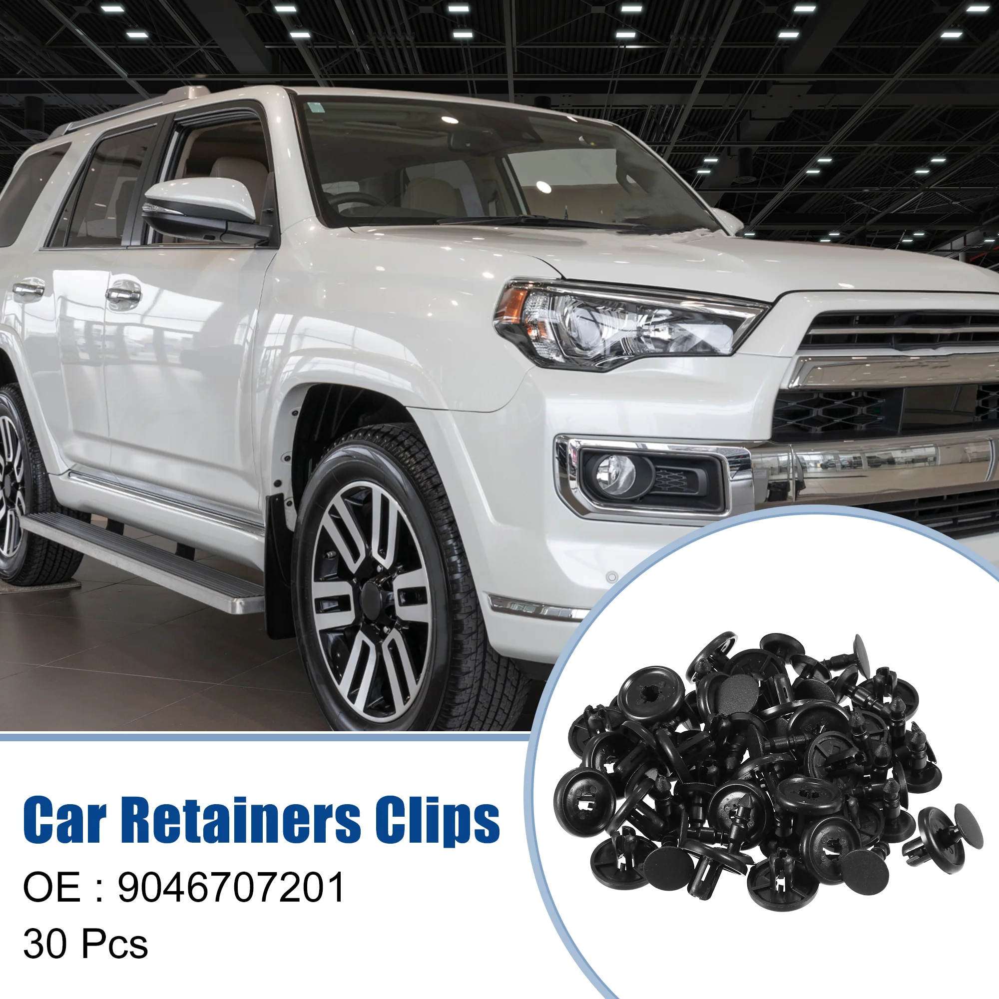 30 Pcs Front Fender Retainers Clips Push Type Rivets for Toyota No.9046707201 - Image 2