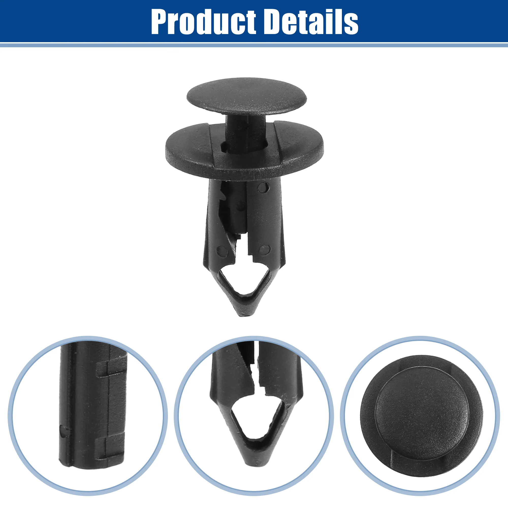 30 Pcs Car Bumper Retainers Clip Push Type Rivets for Ford Escape No.N807389S - Image 5