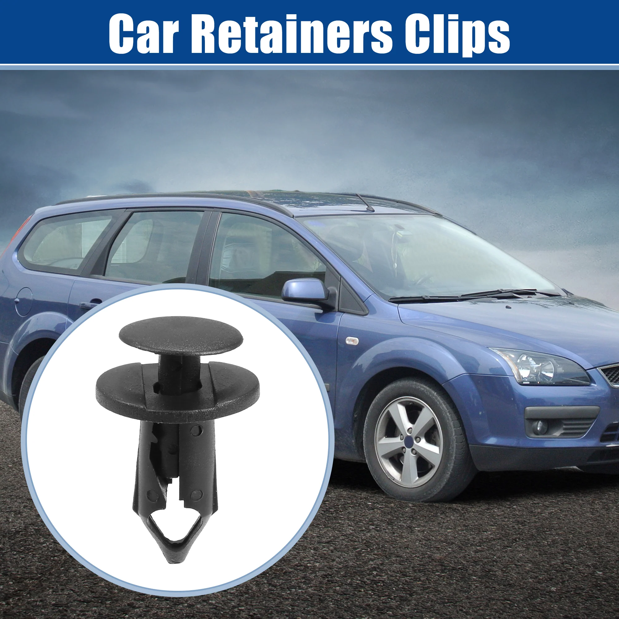 100Pcs Car Bumper Retainers Clip Push Type Rivets for Ford Escape No.N807389S - Image 3