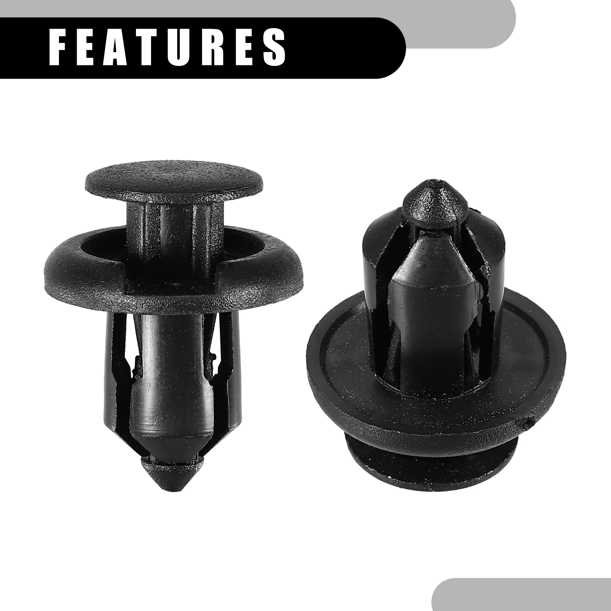 20 Pcs Push Type Retainer Clips No.91503SZ3003 for Honda Accord 97-11 Black - Image 7