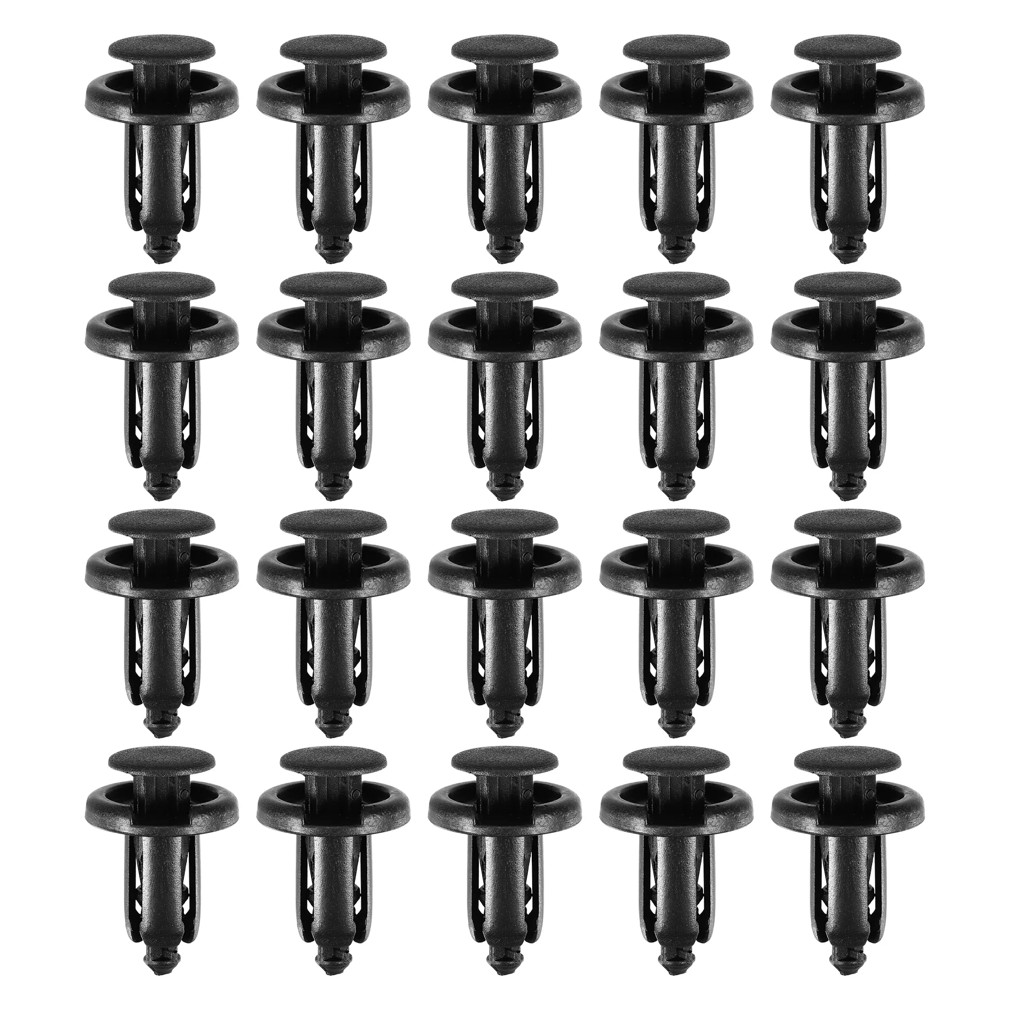 20 Pcs Car Push Type Retainer Clips No.0155309241 for Nissan 350Z Plastic Black