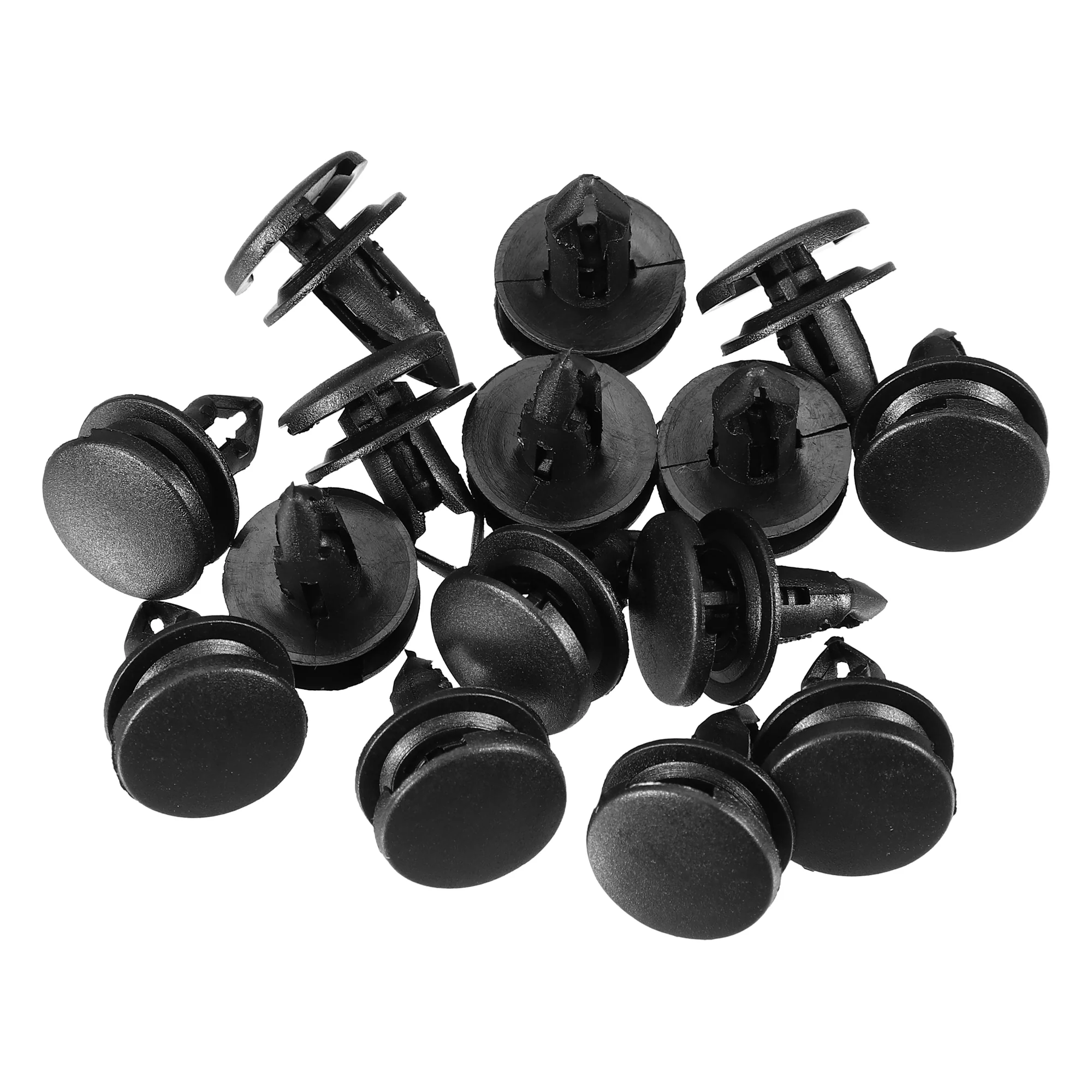 Fender Liner Bumper Cover Splash Shield Push-Type Retainers Clips, for Honda Clarity 2017-2021, Plastic, No.90667TC0U01ZA, Black, 15 Pcs