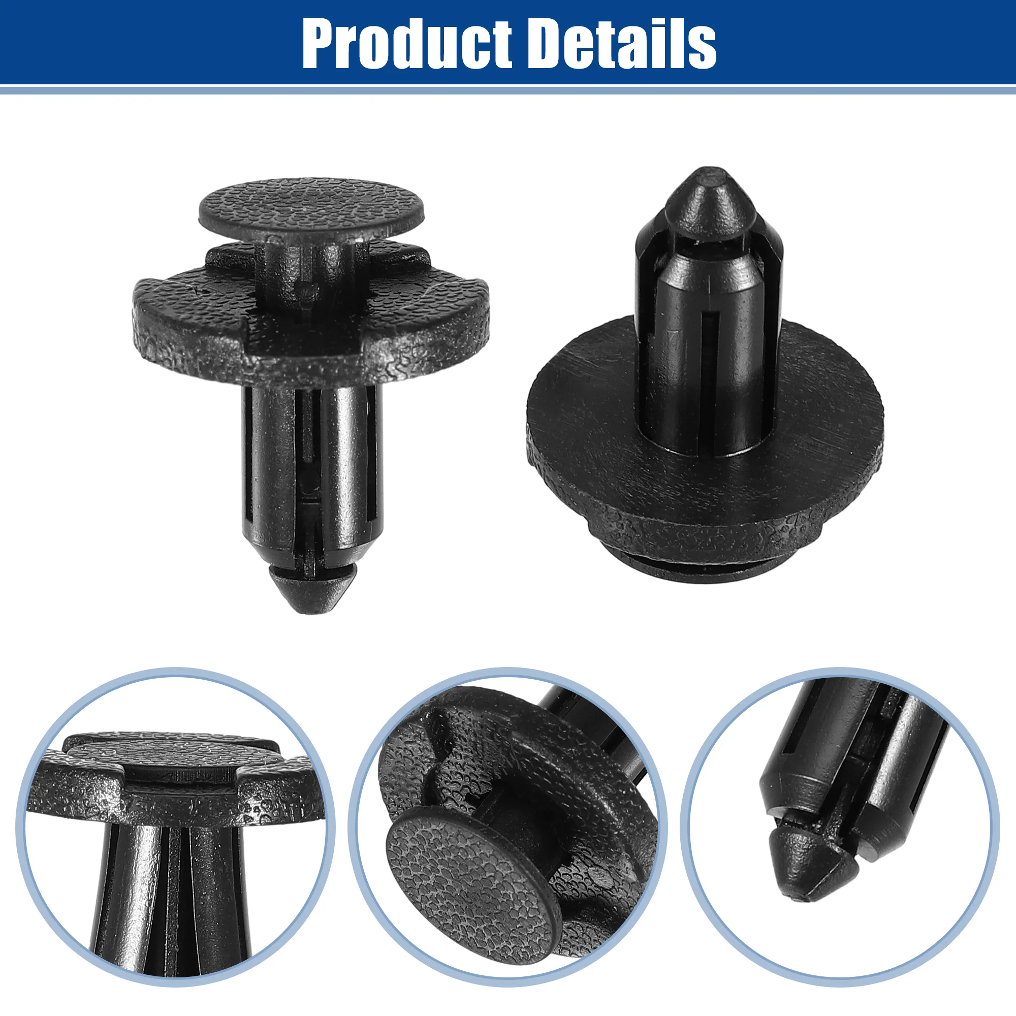 Front Bumper Radiator Support Retainer Clips Fit for Infiniti FX35 2003-2012 No.11296AG000/11296-AG000 - Pack of 100 - Image 4