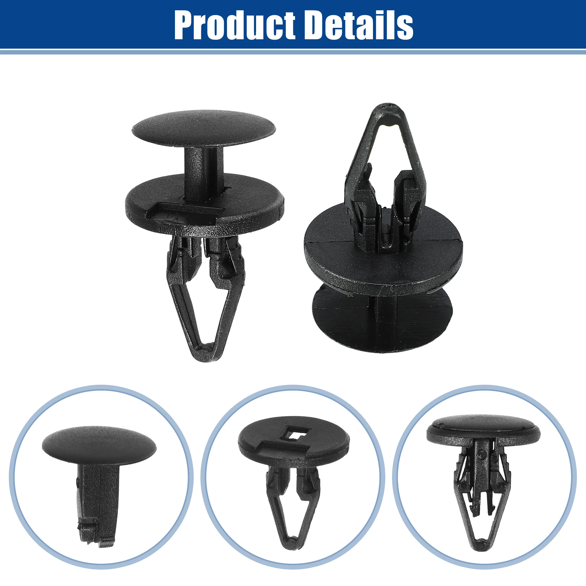 Bumper Cover Push Type Retainer Clips Fit for Buick Enclave 2002-2010 No.11589290 - Pack of 30 - Image 4
