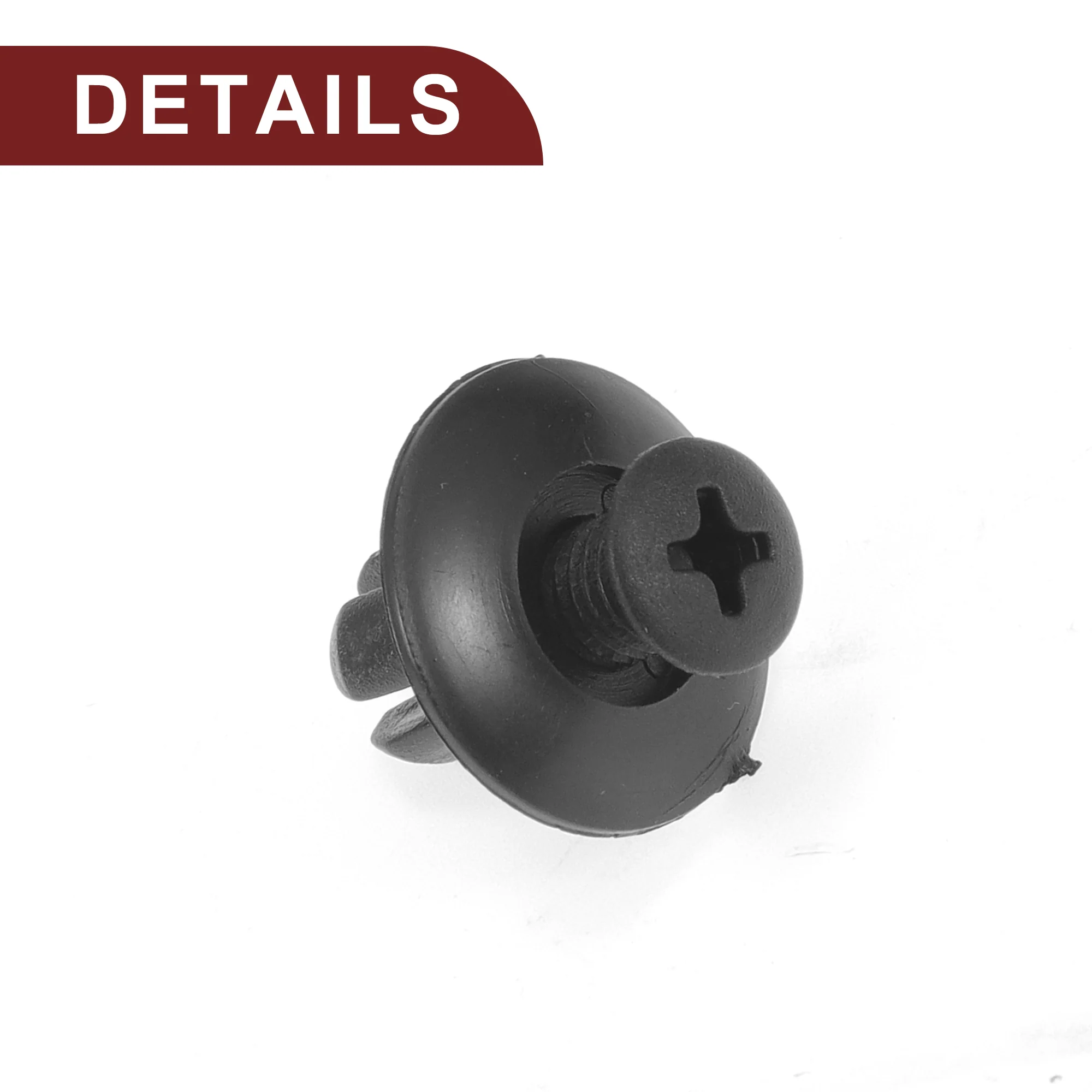 Car Front Fender Skirt Clip for Kia Soul 1.6L 2.0L 2010-2019 Durable No.8659028000 | Bumper Push Type Plastic Retainer Rivets Black 20 Pcs - Image 5