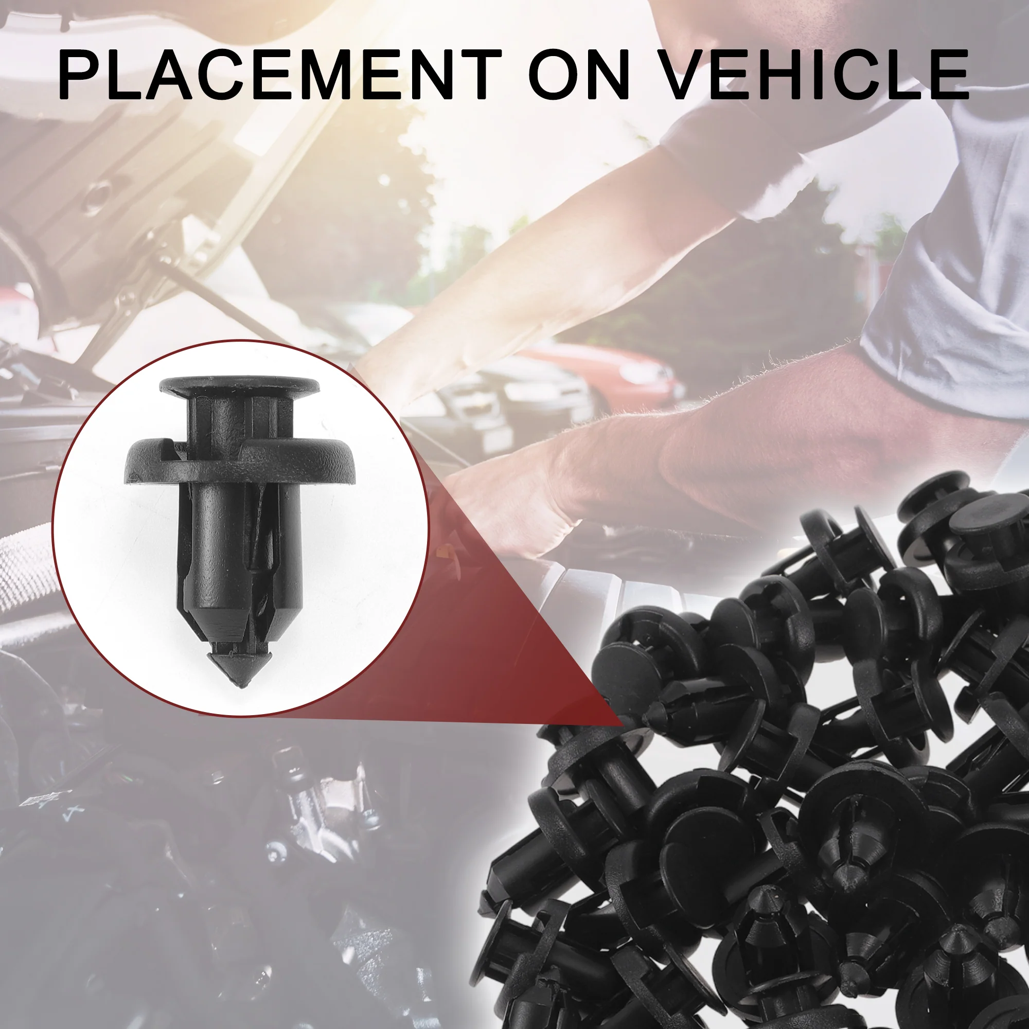 Car Front Fender Skirt Clip for Honda CR-V 97-20 for Honda CR-Z 11-16 50 Pcs - Image 4